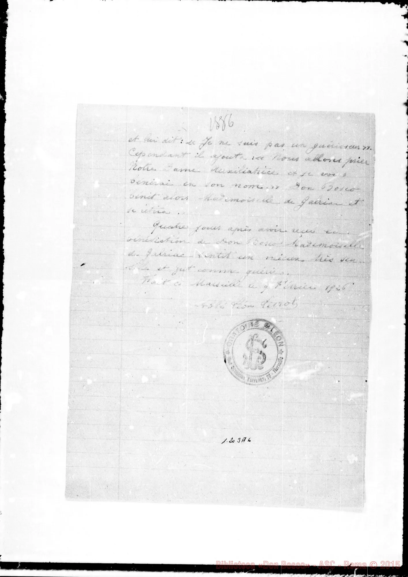 Fotogramma A 6 — Fogli staccati inseriti nei volumi precedenti