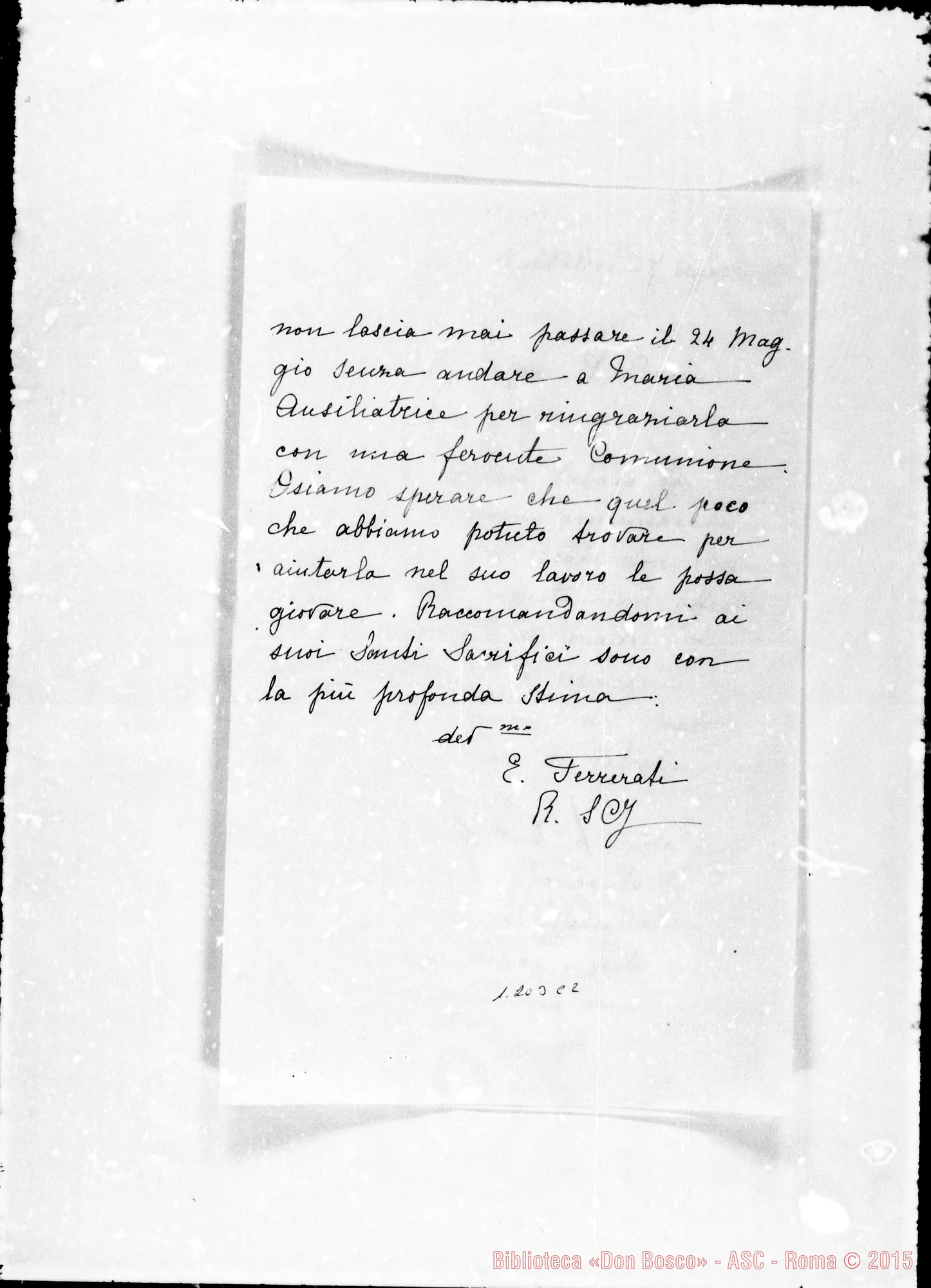Fotogramma C 2 — Fogli staccati inseriti nei volumi precedenti