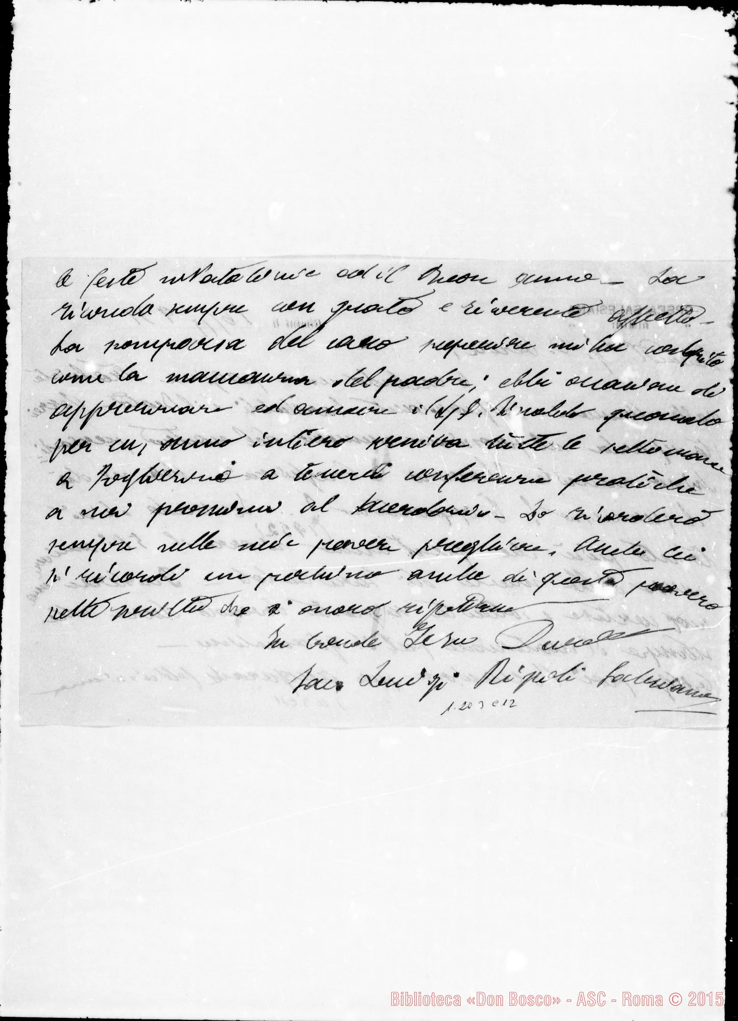 Fotogramma C 12 — Fogli staccati inseriti nei volumi precedenti