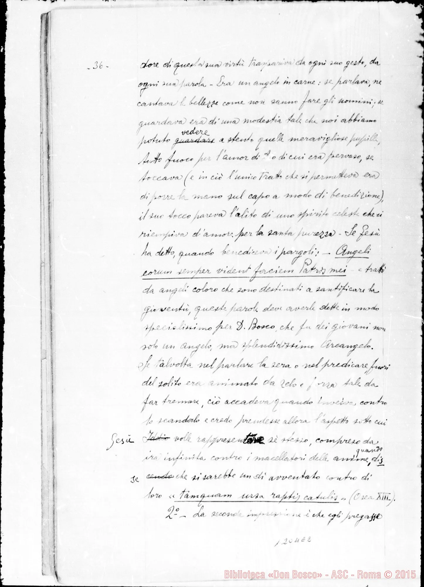 Fotogramma E 2 — Piccolo Francesco, sac. SDB: Ricordi riguardanti il Ven. Don Bosco