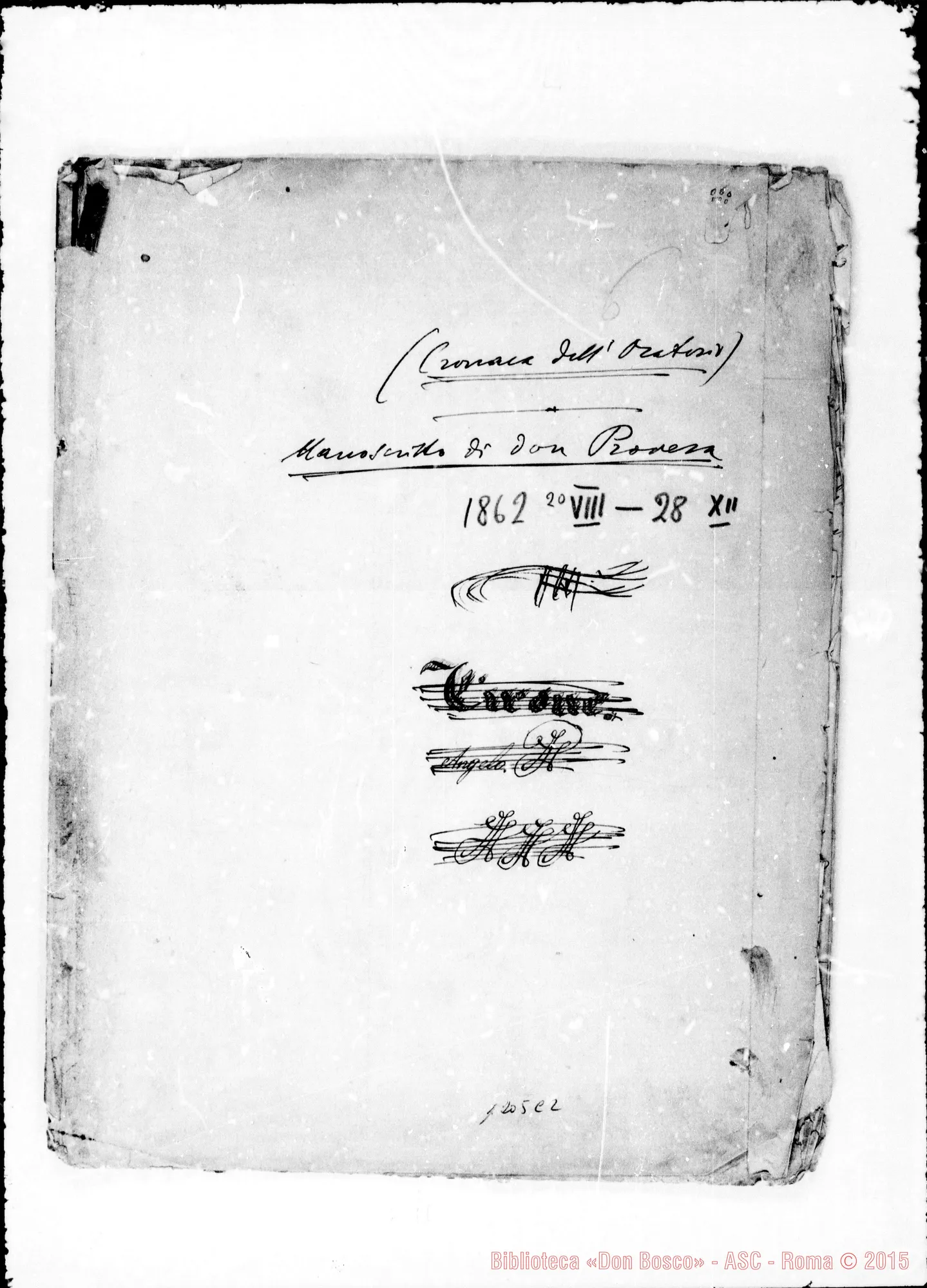Fotogramma C 2 — Cronaca dell’Oratorio. 1862