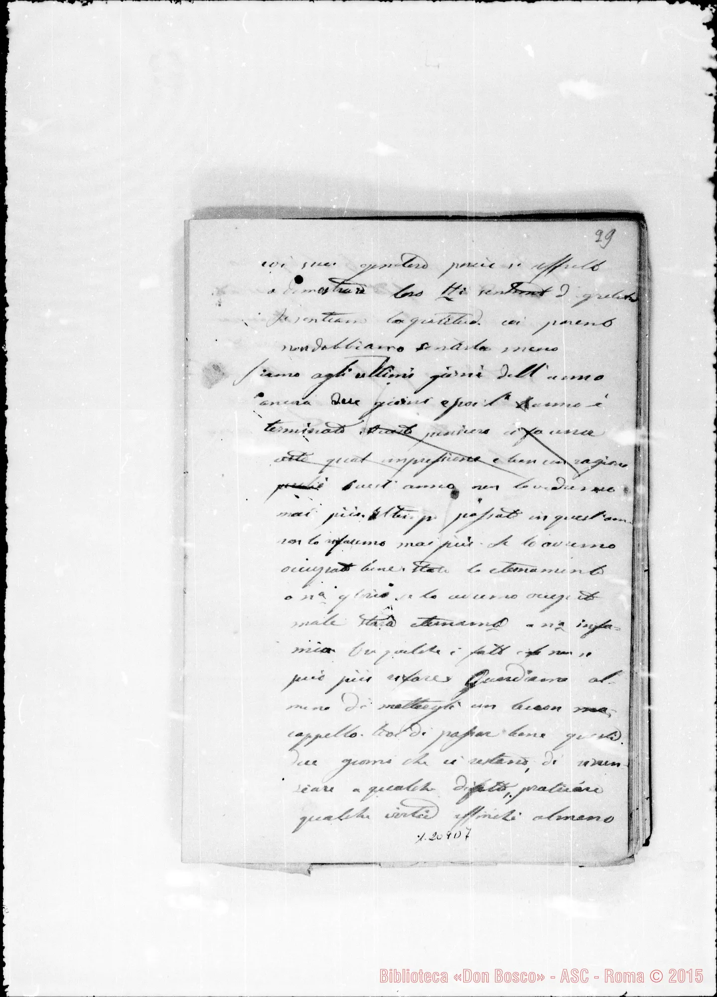 Fotogramma D 7 — «1861» «29 9bre. Ancora domani…»