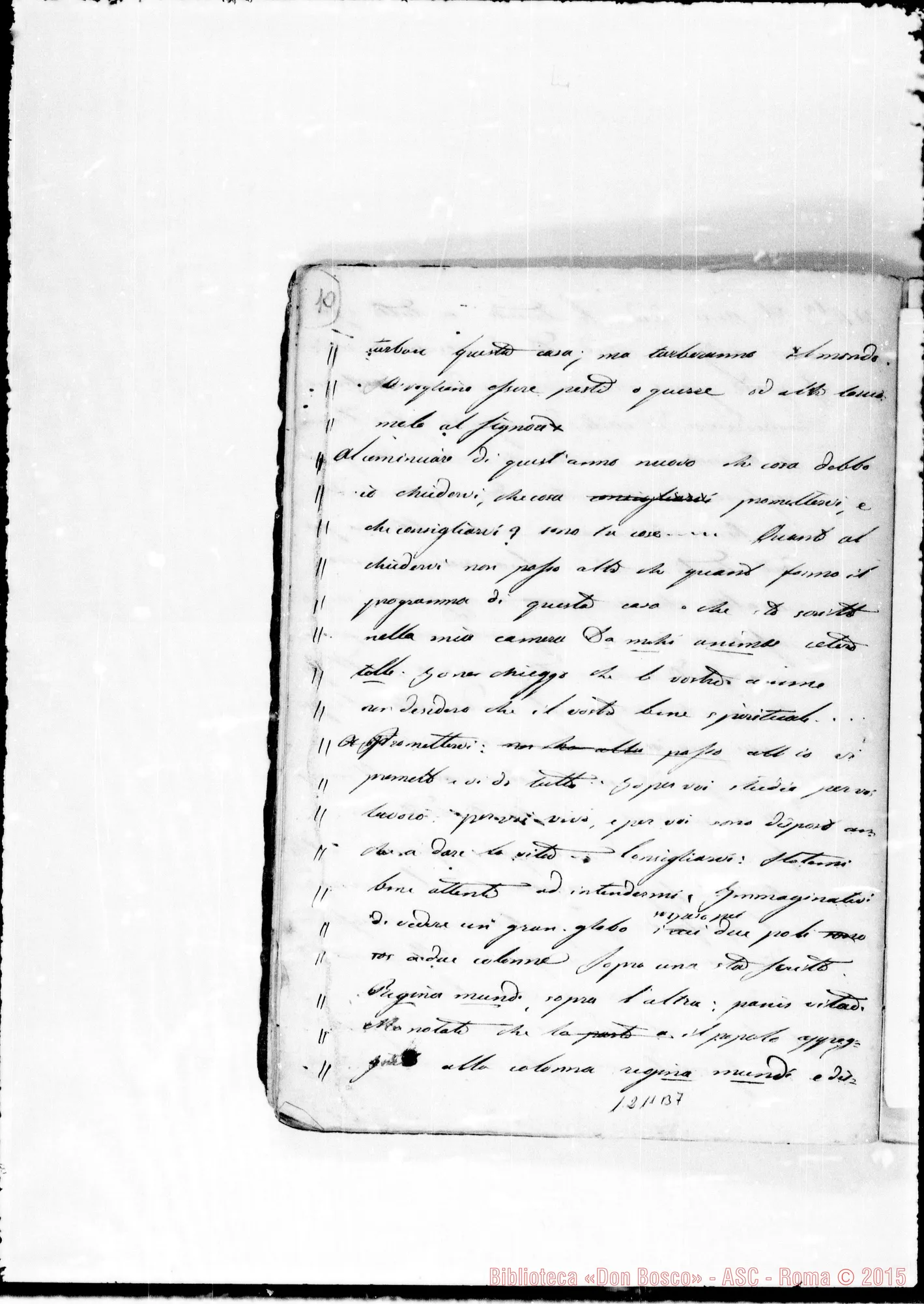 Fotogramma B 7 — «1861-62-63-64». «Le doti grandi E luminose…»