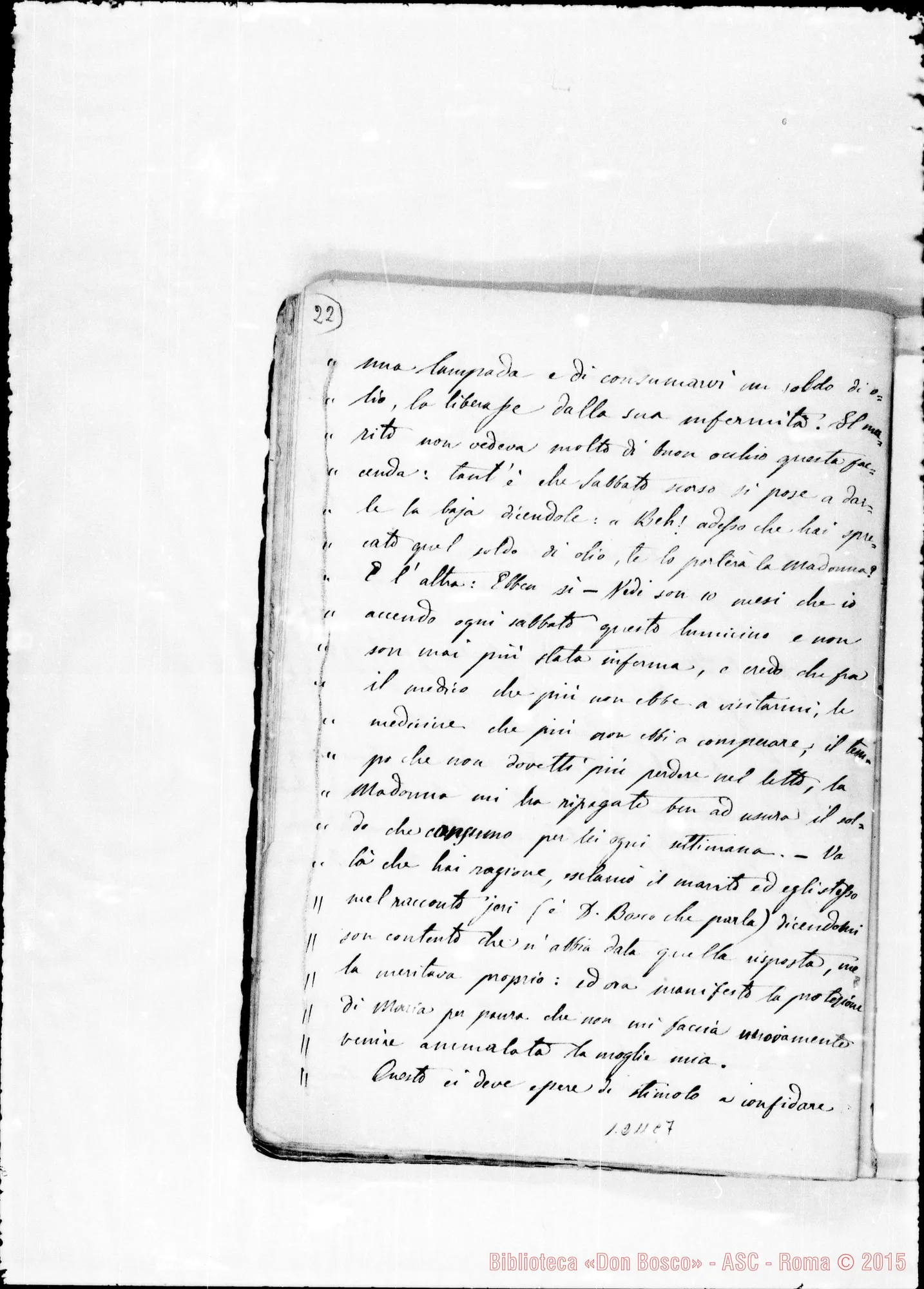 Fotogramma C 7 — «1861-62-63-64». «Le doti grandi E luminose…»