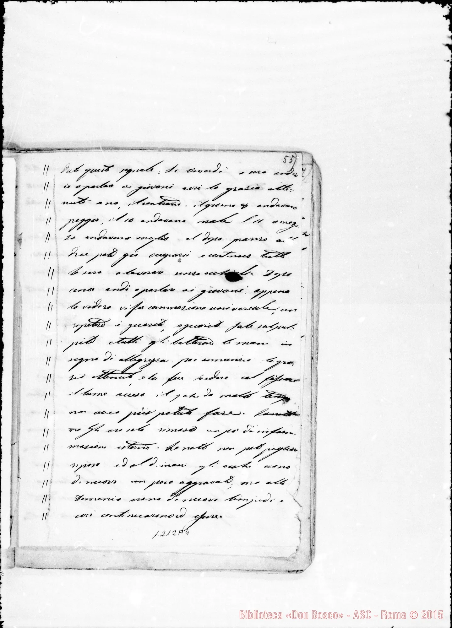 Fotogramma A 4 — «1861-62-63-64». «Le doti grandi E luminose…»