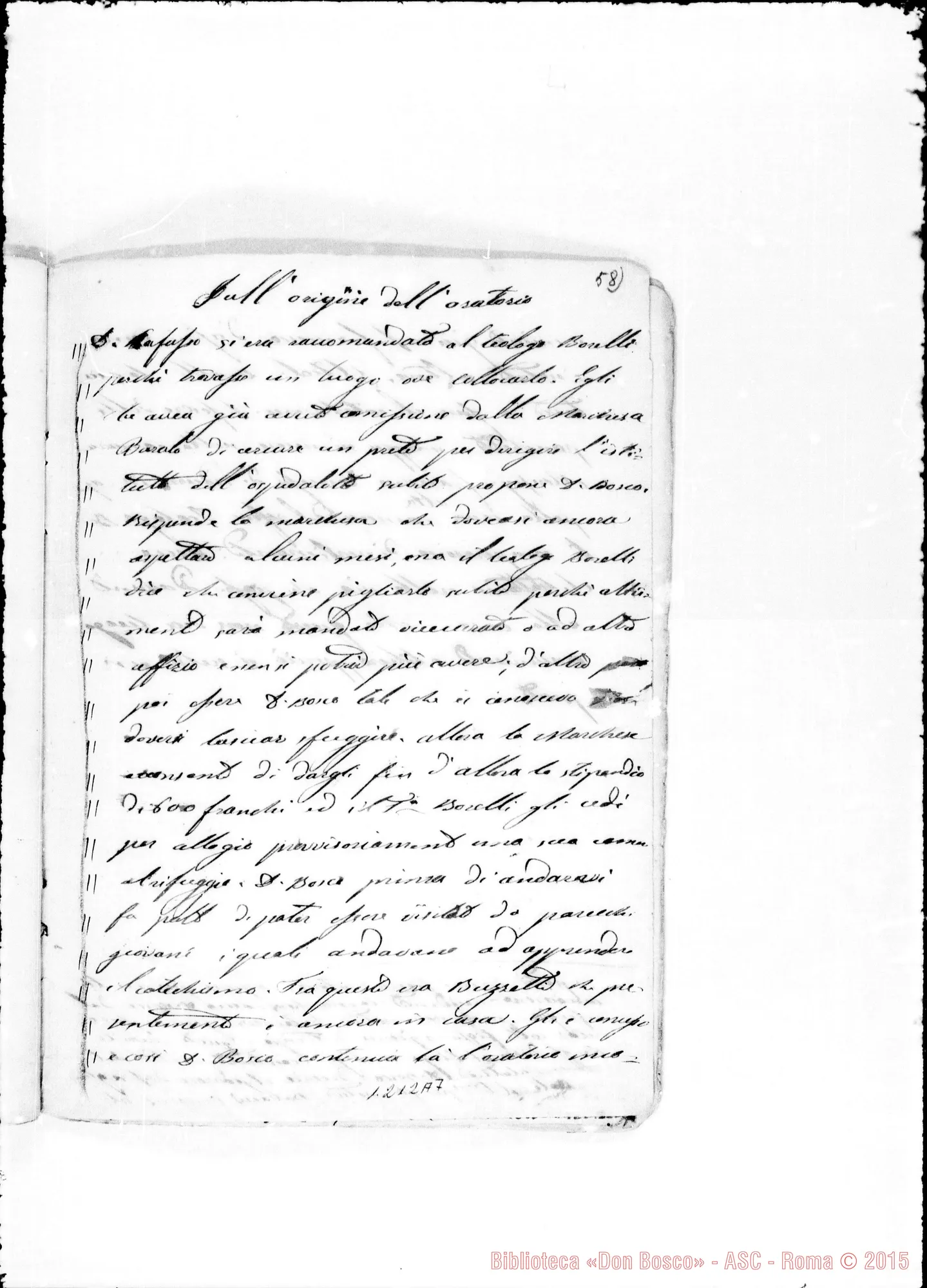 Fotogramma A 7 — «1861-62-63-64». «Le doti grandi E luminose…»