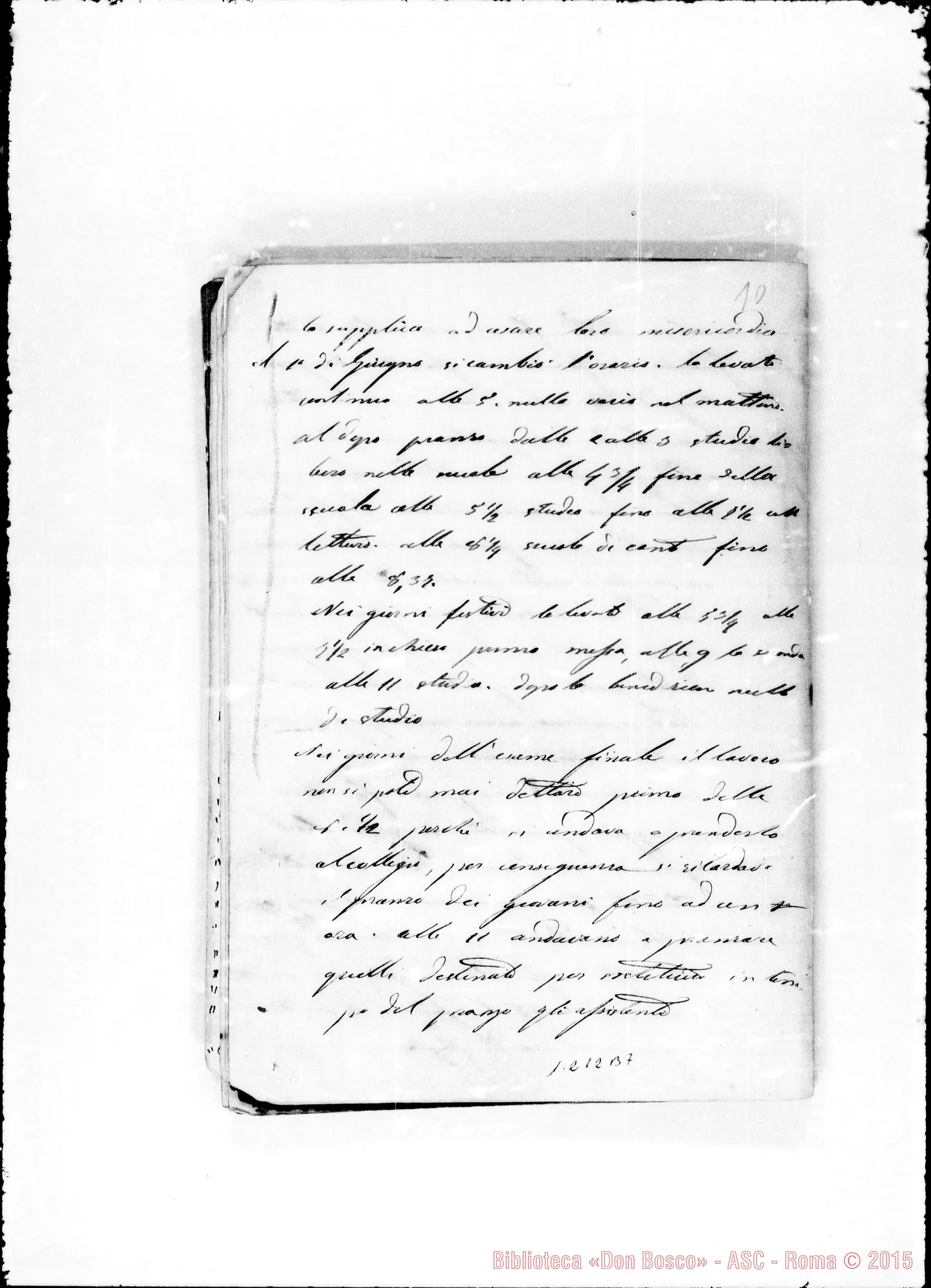 Fotogramma B 7 — «1864». «Libro di Esperienza»