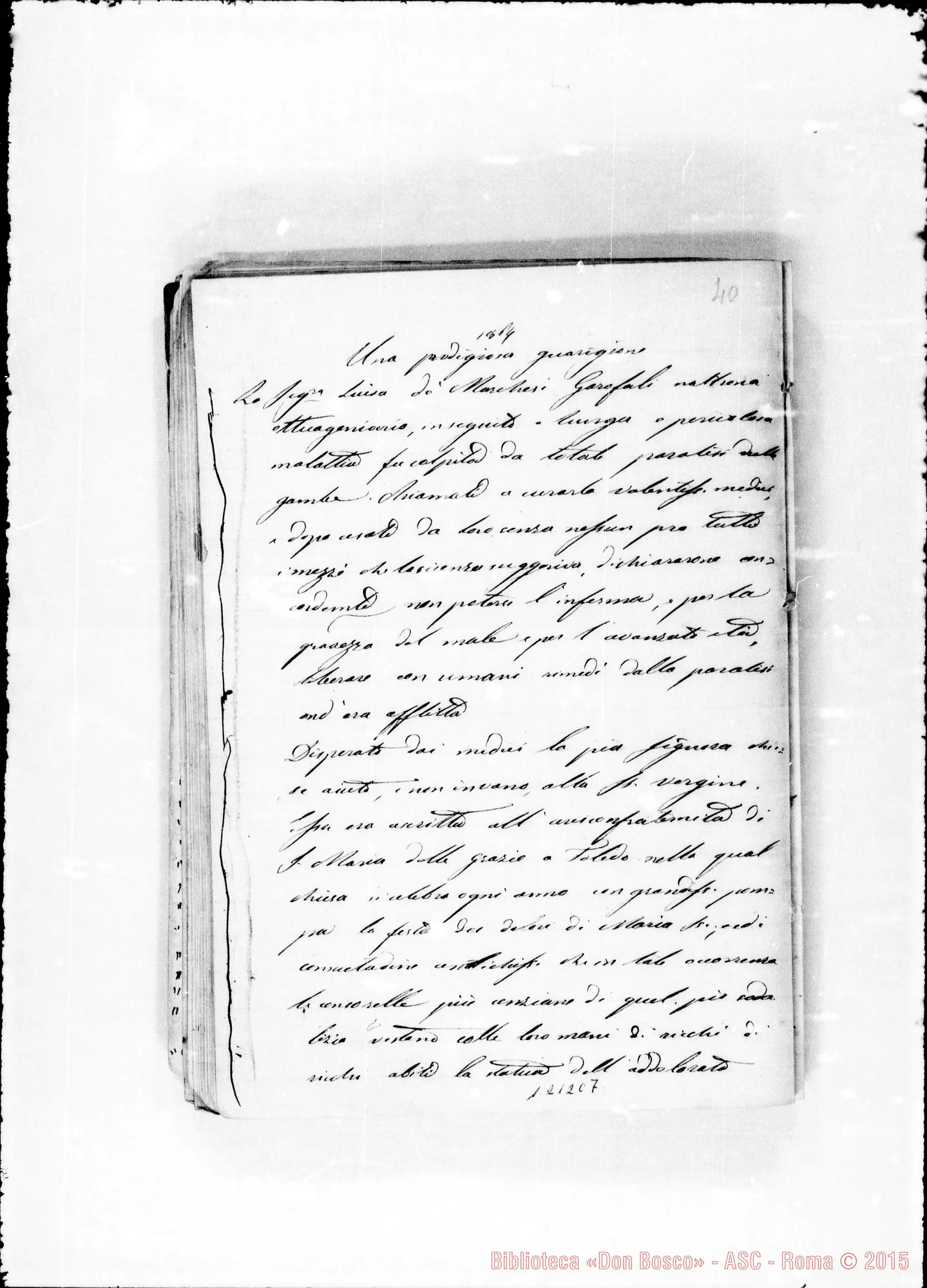 Fotogramma C 7 — «1864». «Libro di Esperienza»