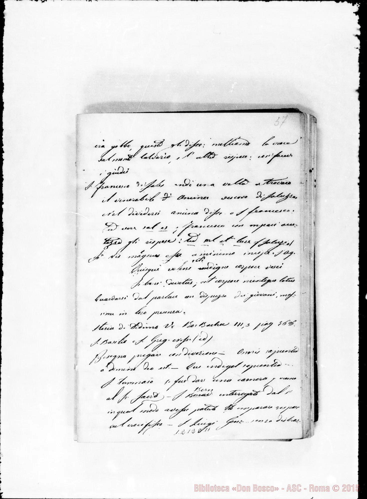 Fotogramma D 11 — «1864». «Libro di Esperienza»