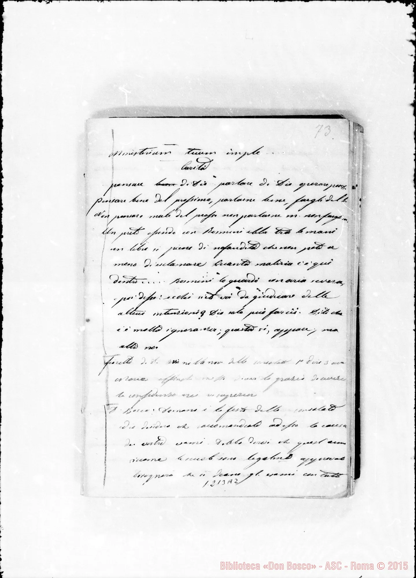 Fotogramma A 2 — «1864». «Libro di Esperienza»