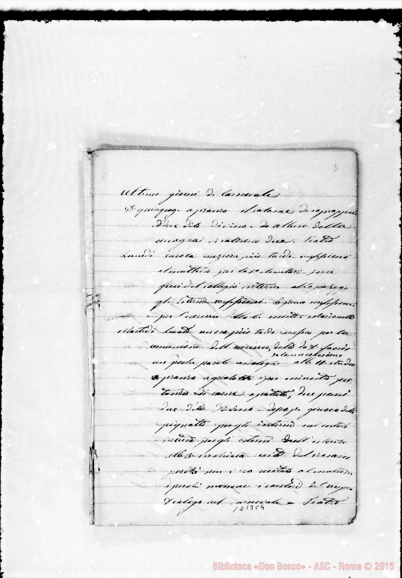 Fotogramma C 4 — «Libro dell’esperienza. 1865»