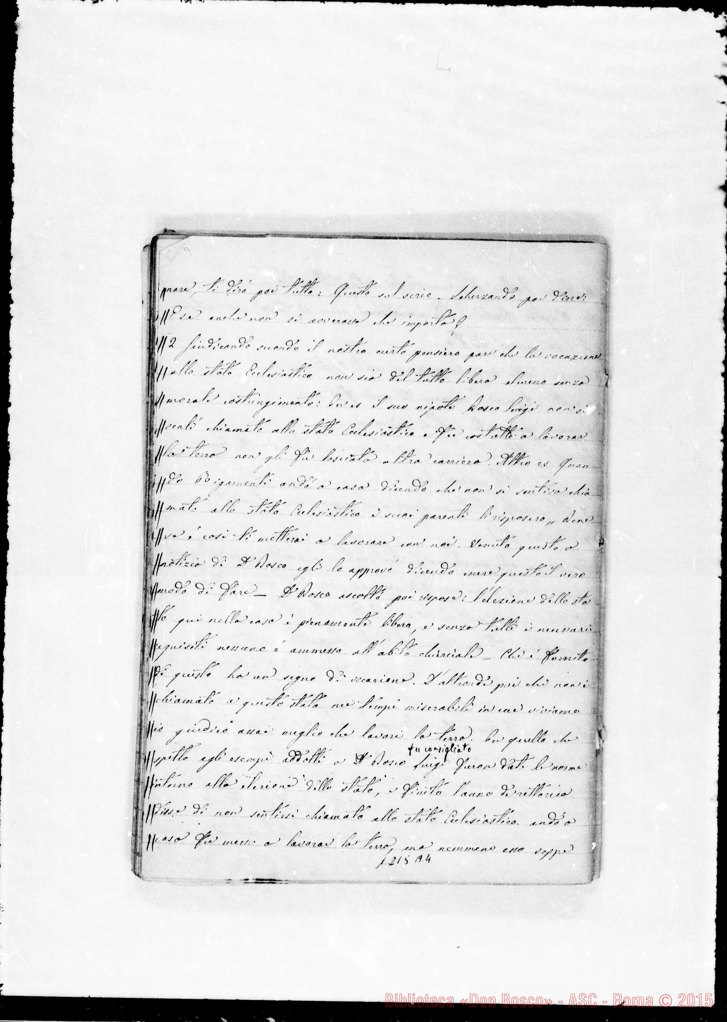 Fotogramma A 4 — «1861-1862». «Sogno fatto da D. Bosco»