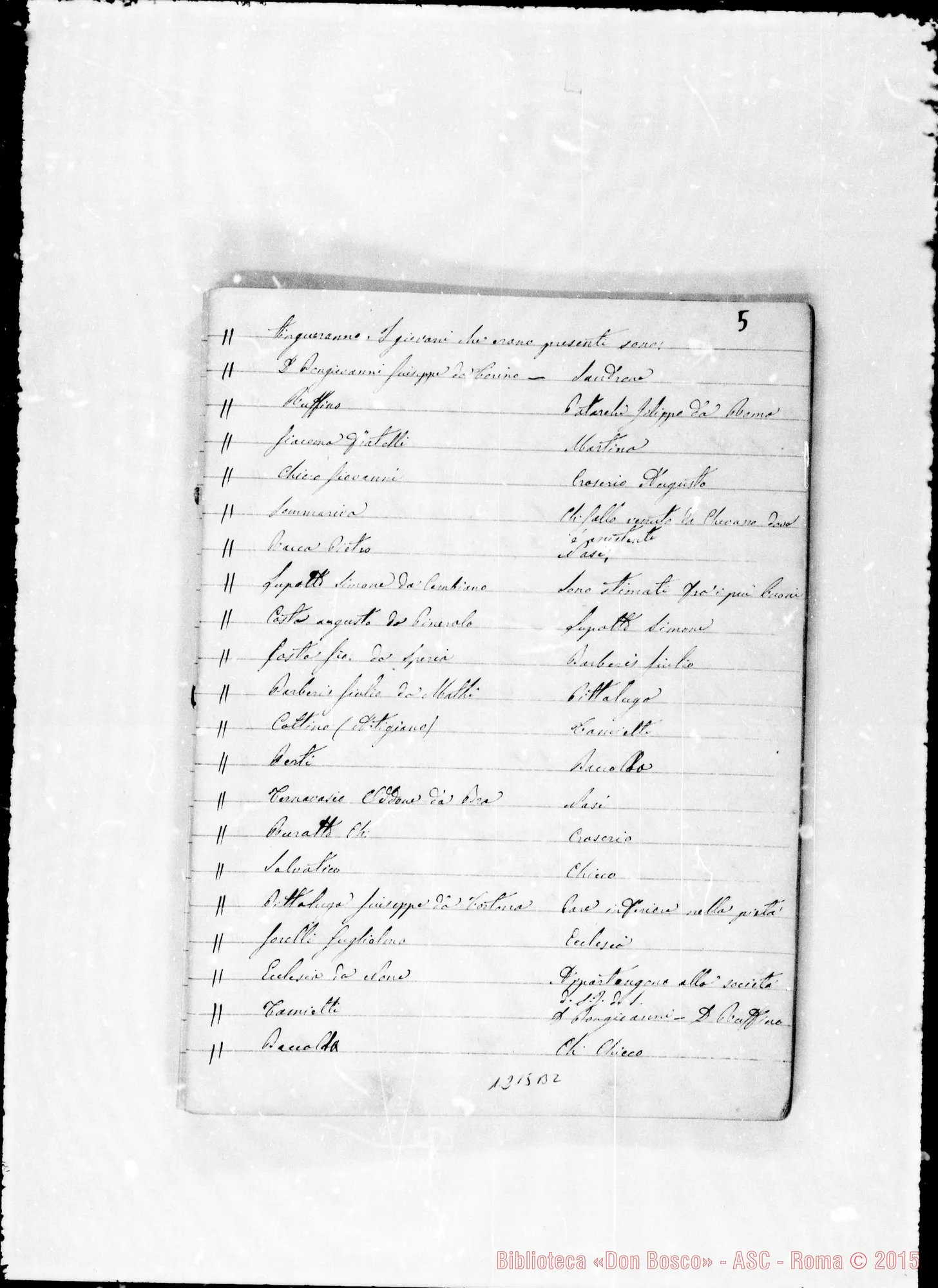 Fotogramma B 2 — «1862-1863». «1 marzo 1863…»