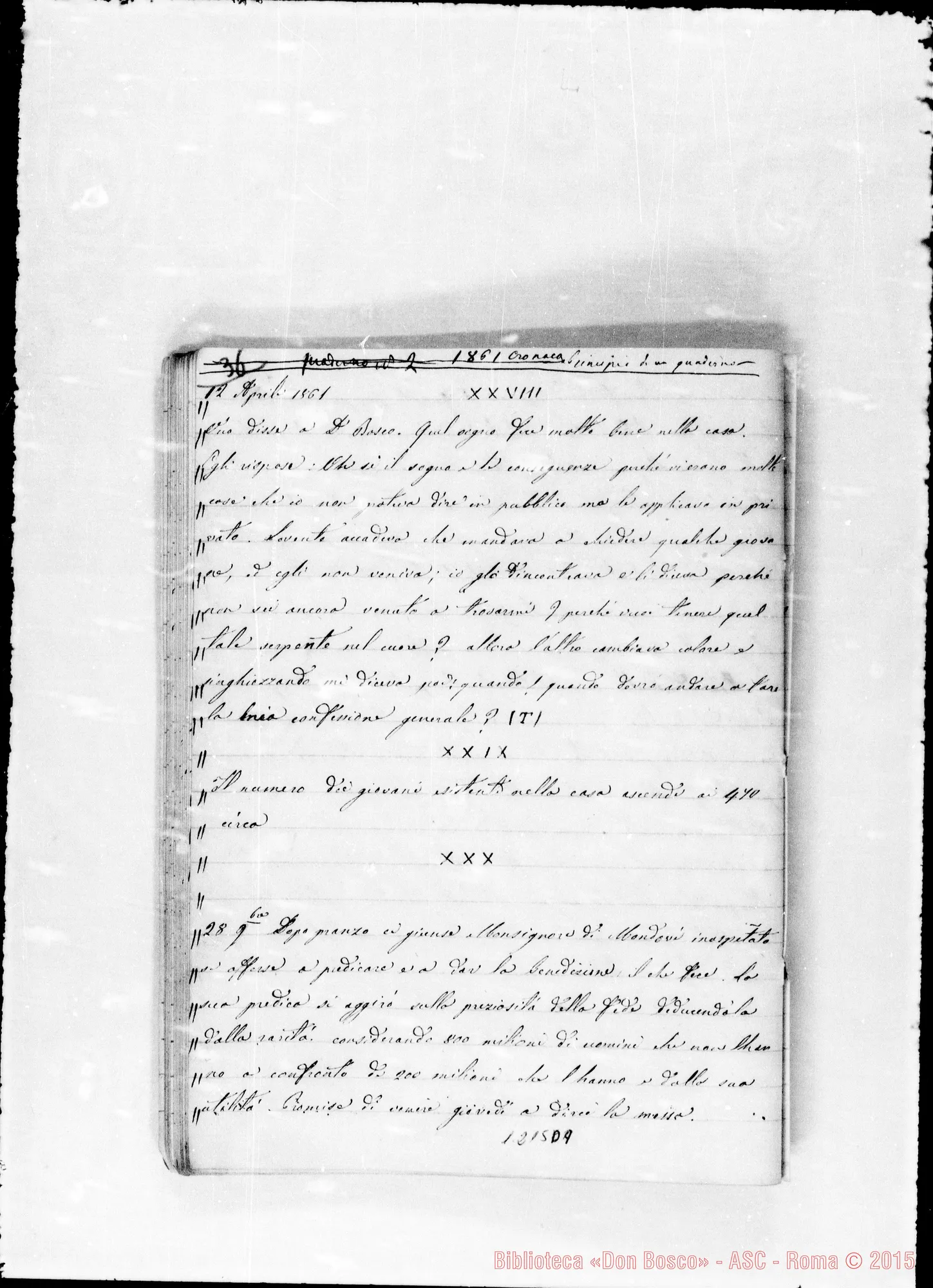 Fotogramma D 9 — «1862-1863». «1 marzo 1863…»
