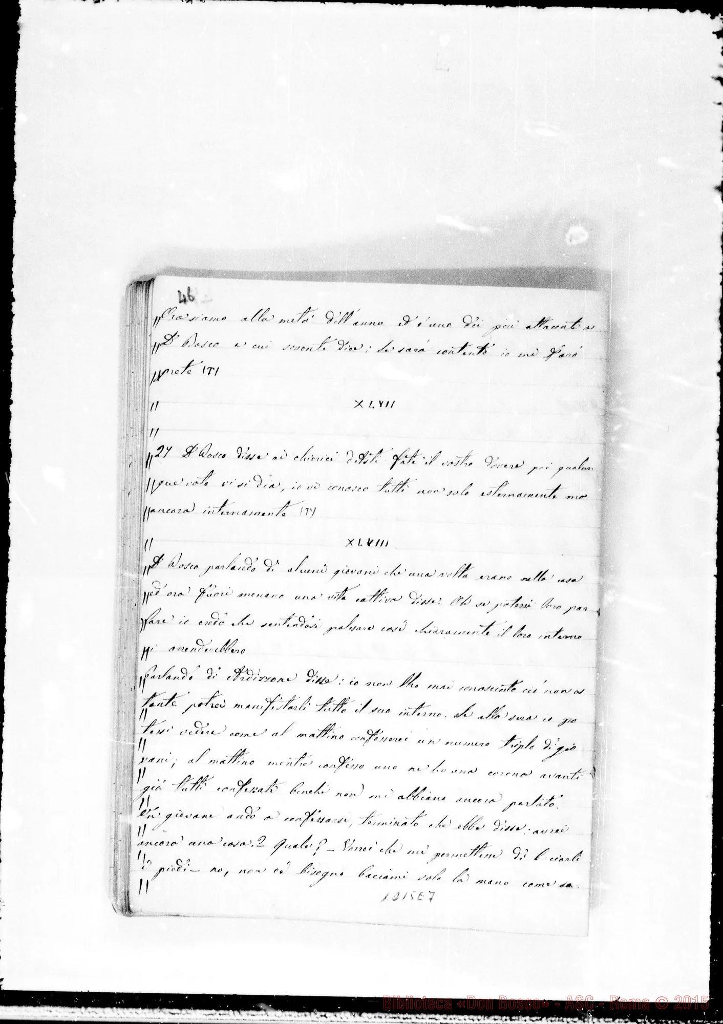 Fotogramma E 7 — «1862-1863». «1 marzo 1863…»