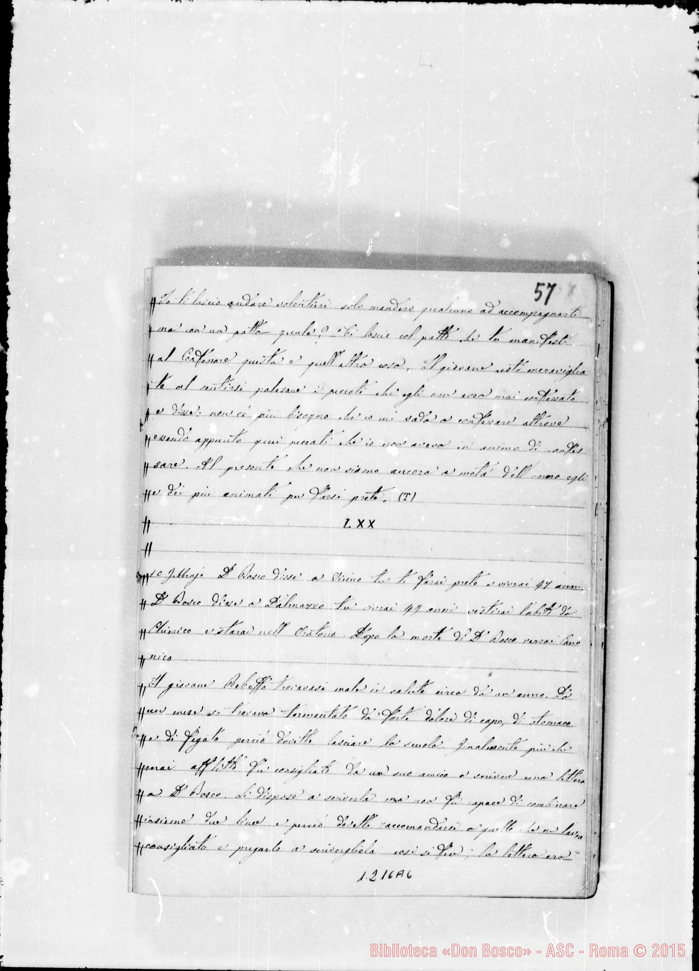 Fotogramma A 6 — «1862-1863». «1 marzo 1863…»