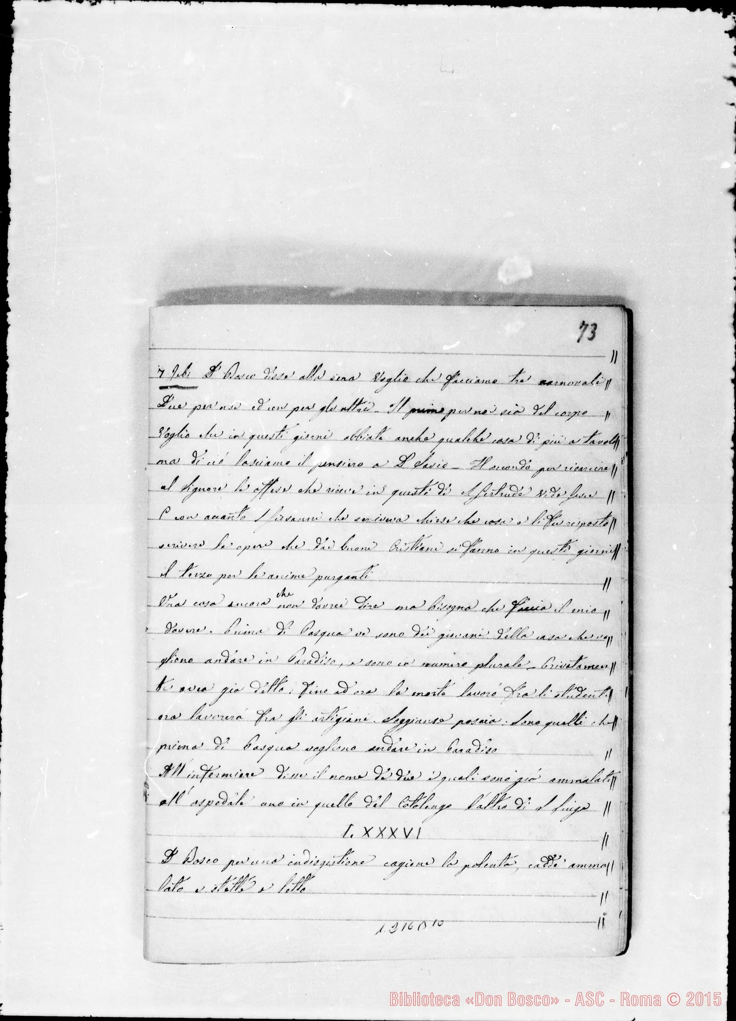 Fotogramma B 10 — «1862-1863». «1 marzo 1863…»