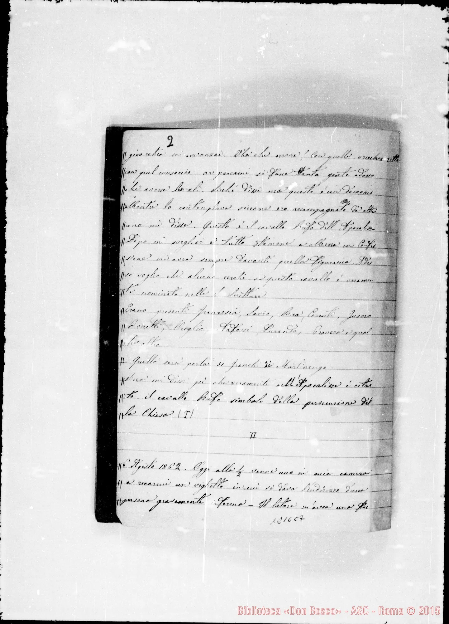 Fotogramma C 7 — «1862-64-67-69». «5 giugno 1862…»