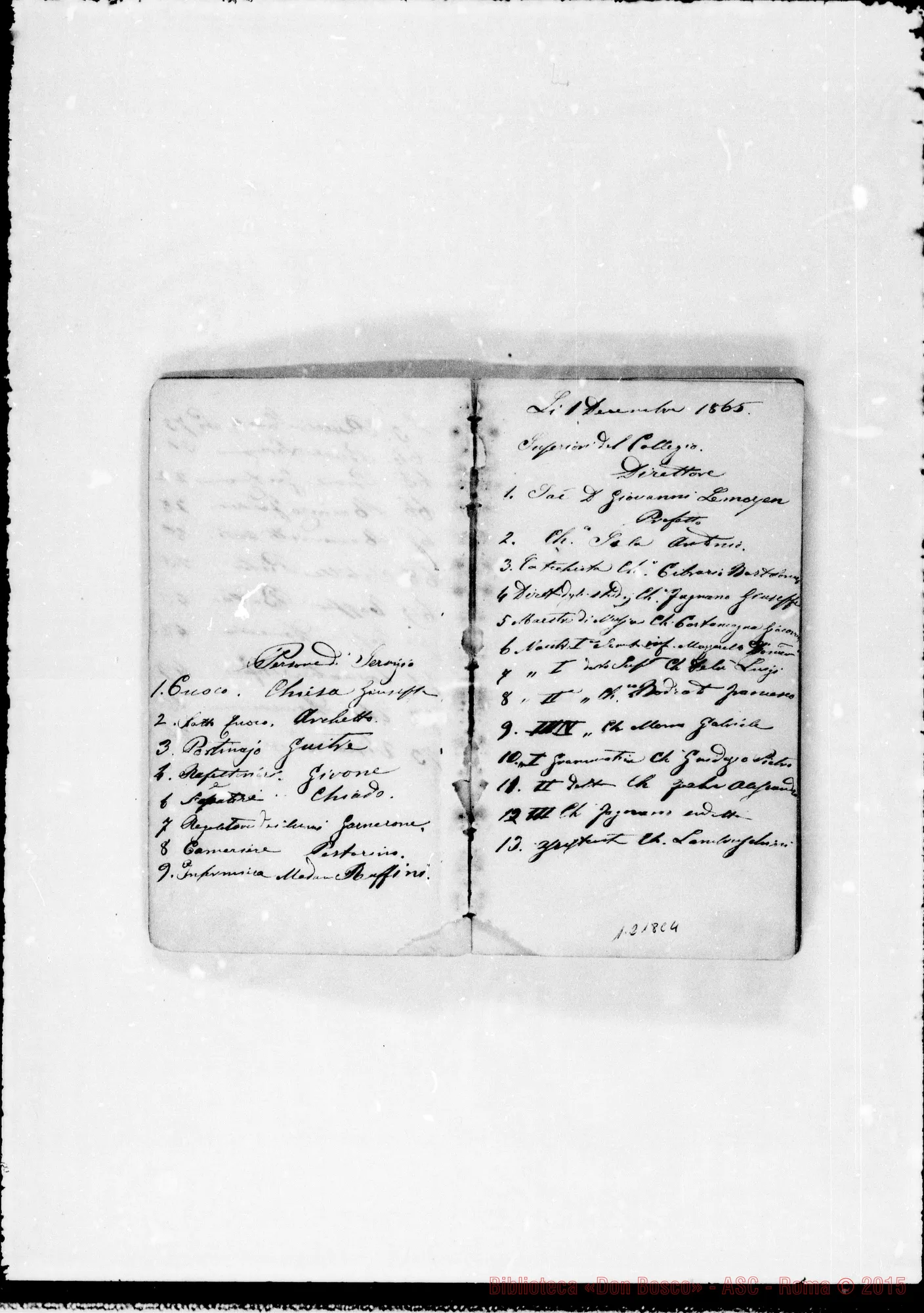 Fotogramma C 4 — Sala Antonio, sac. SDB: Taccuino (1865-66): «Li 20 7bre…»
