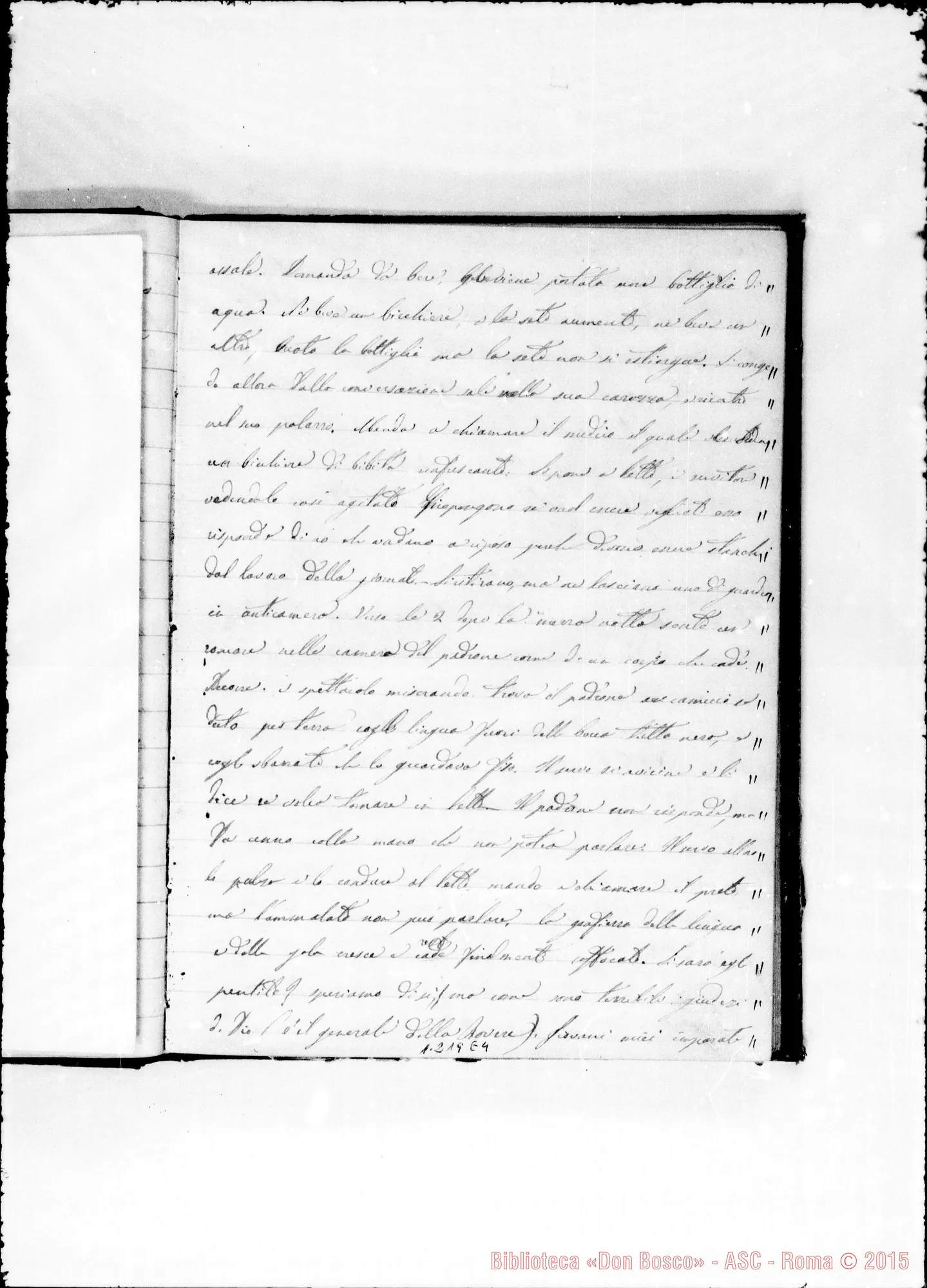 Fotogramma E 4 — Cronaca con note autografe di Lemoyne
