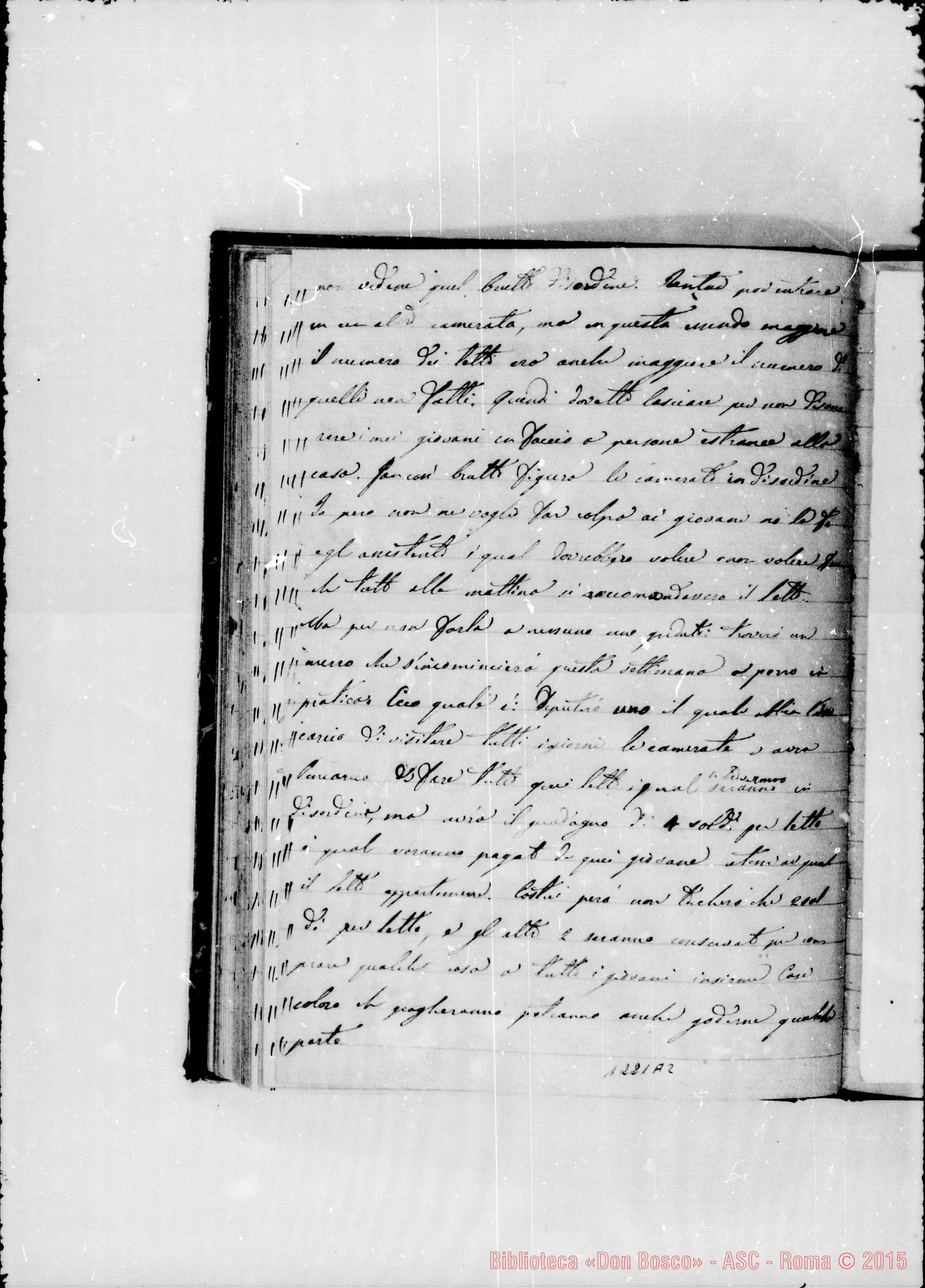 Fotogramma A 2 — Cronaca con note autografe di Lemoyne