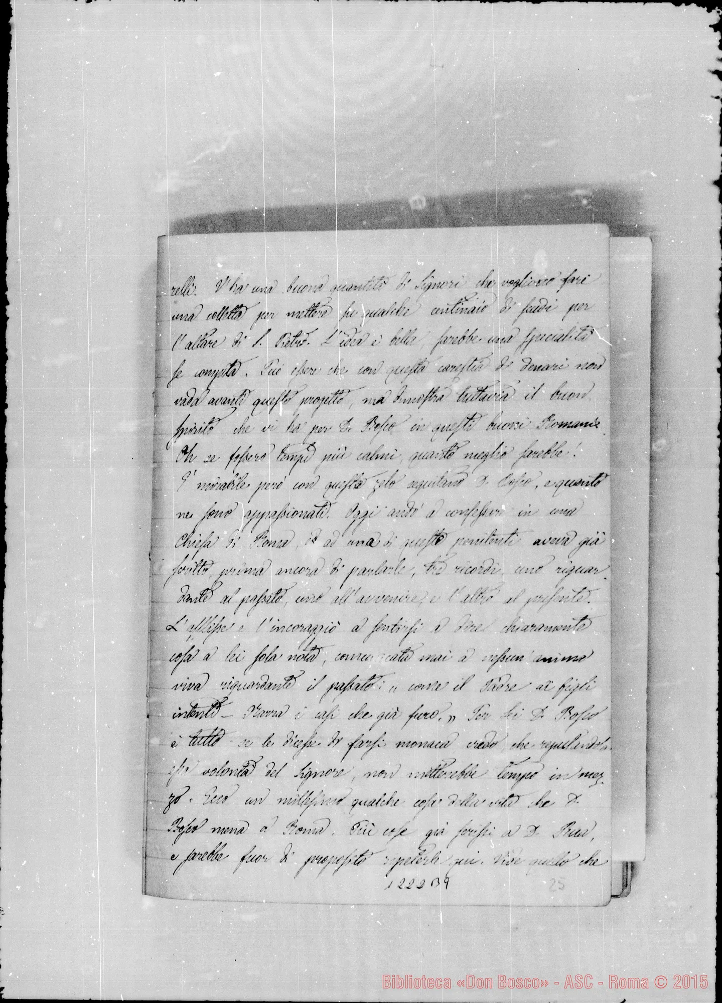 Fotogramma B 9 — Memorie (1871-72). «Sogno: Verso ii principio del…»