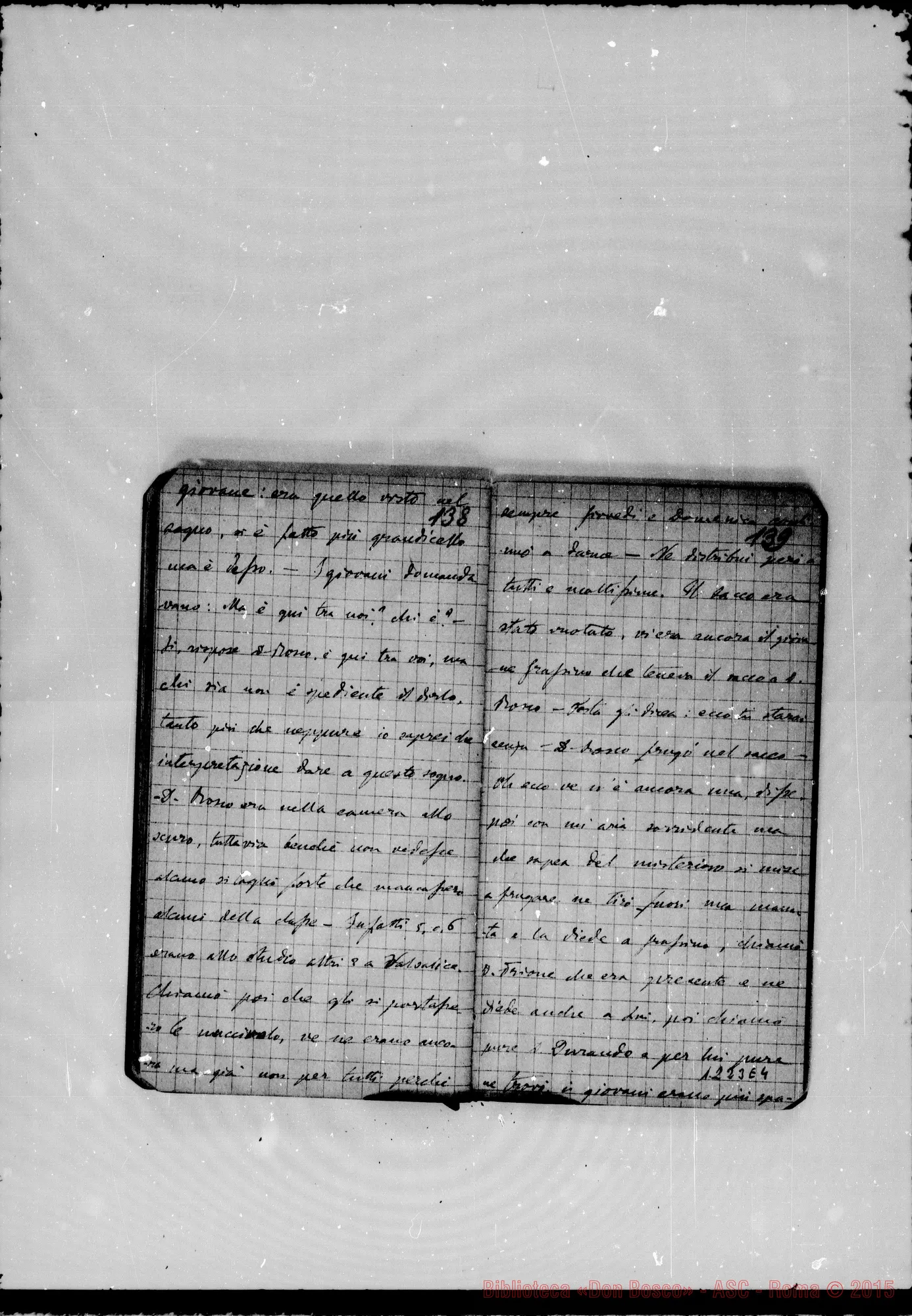 Fotogramma E 4 — «Cronaca di D. Bosco dal 6- 5-1885 al 1- 3-1886»