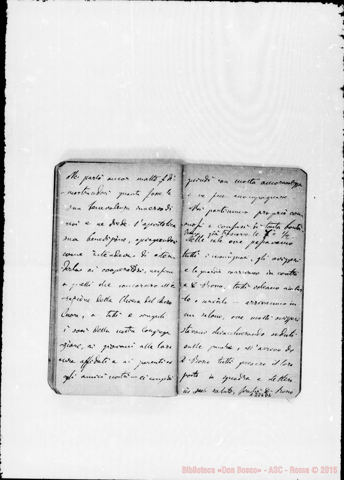Fotogramma D 2 — «Cronaca di D. Bosco dal 23- 1-1887 al 15- 5-1887»