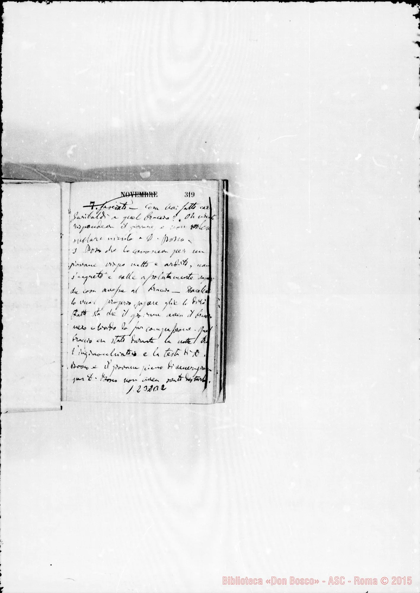 Fotogramma B 2 — Diario con indice delle materie…