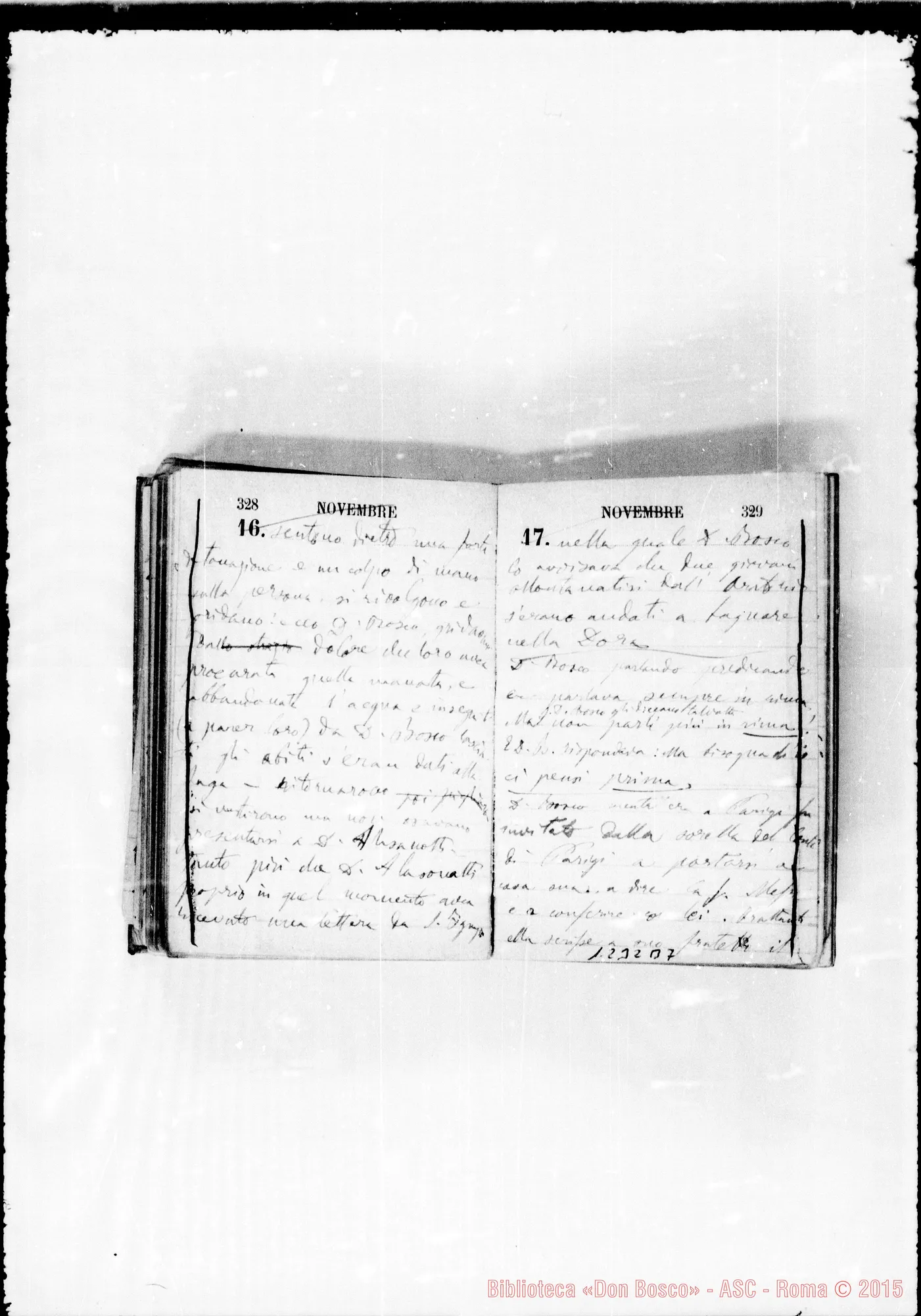 Fotogramma B 7 — Diario con indice delle materie…