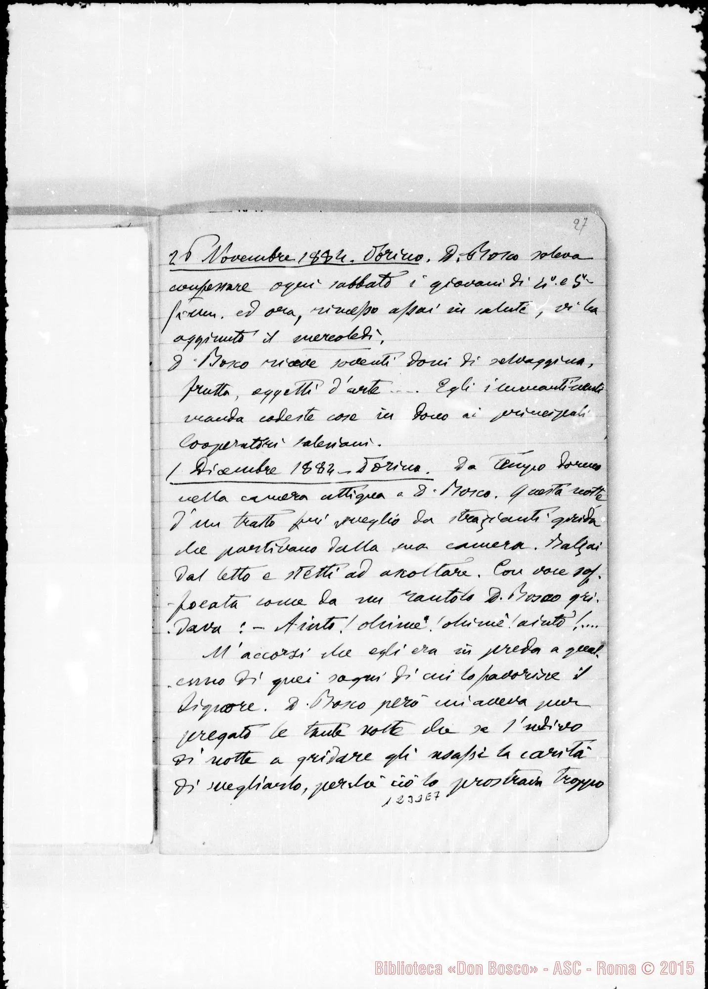 Fotogramma E 7 — Cronache: 5 quaderni autogr.