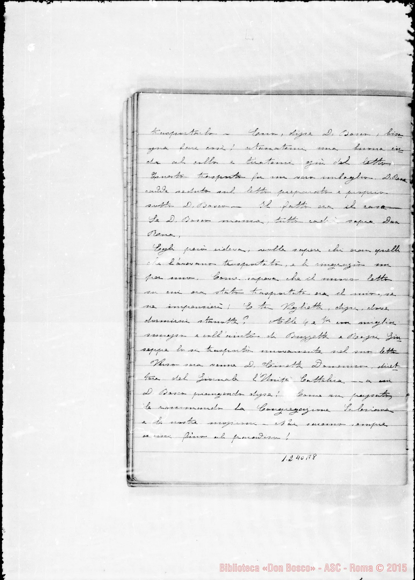 Fotogramma A 8 — Cronache: 5 quaderni autogr.