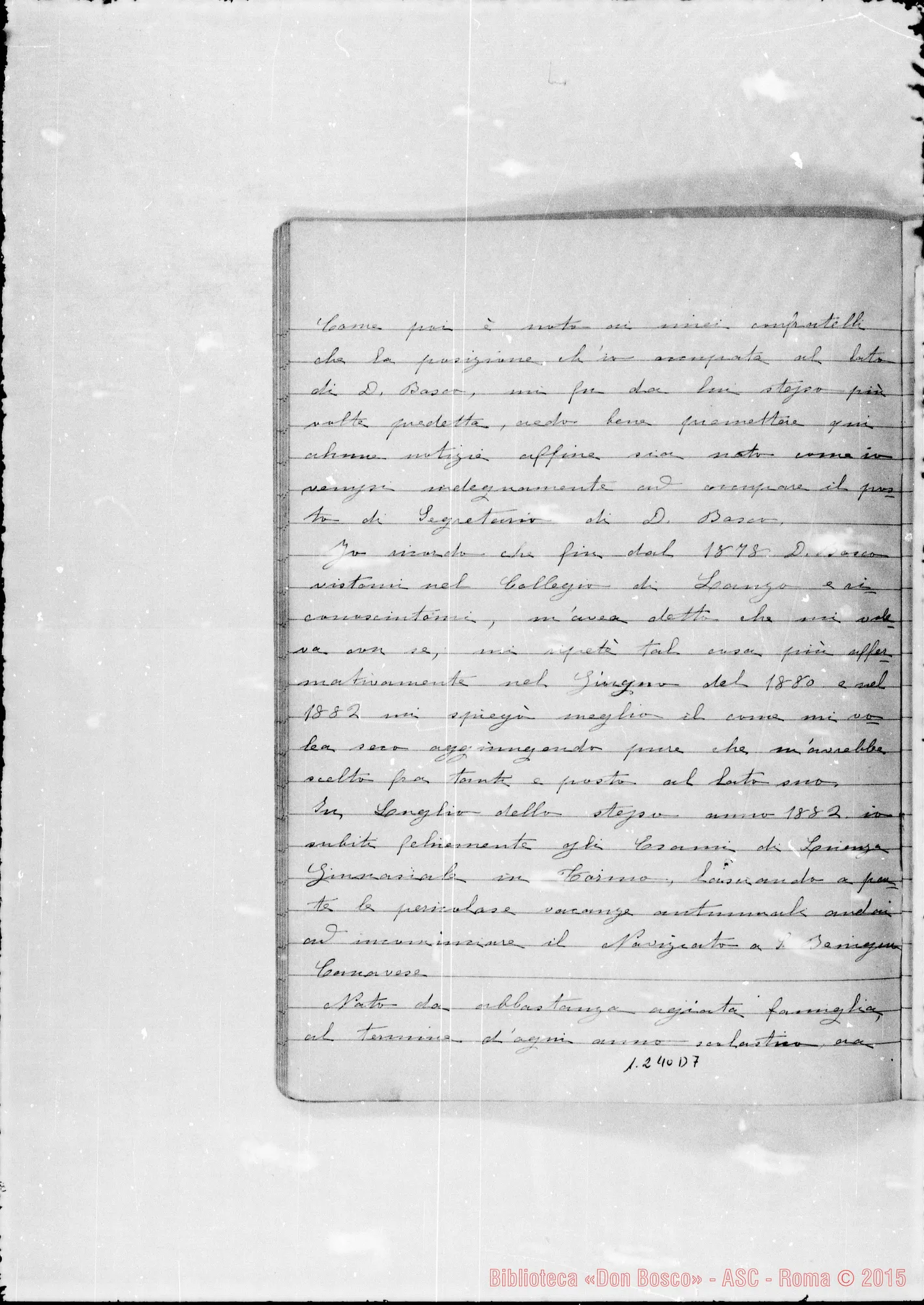 Fotogramma D 7 — Cronache: 5 quaderni autogr.