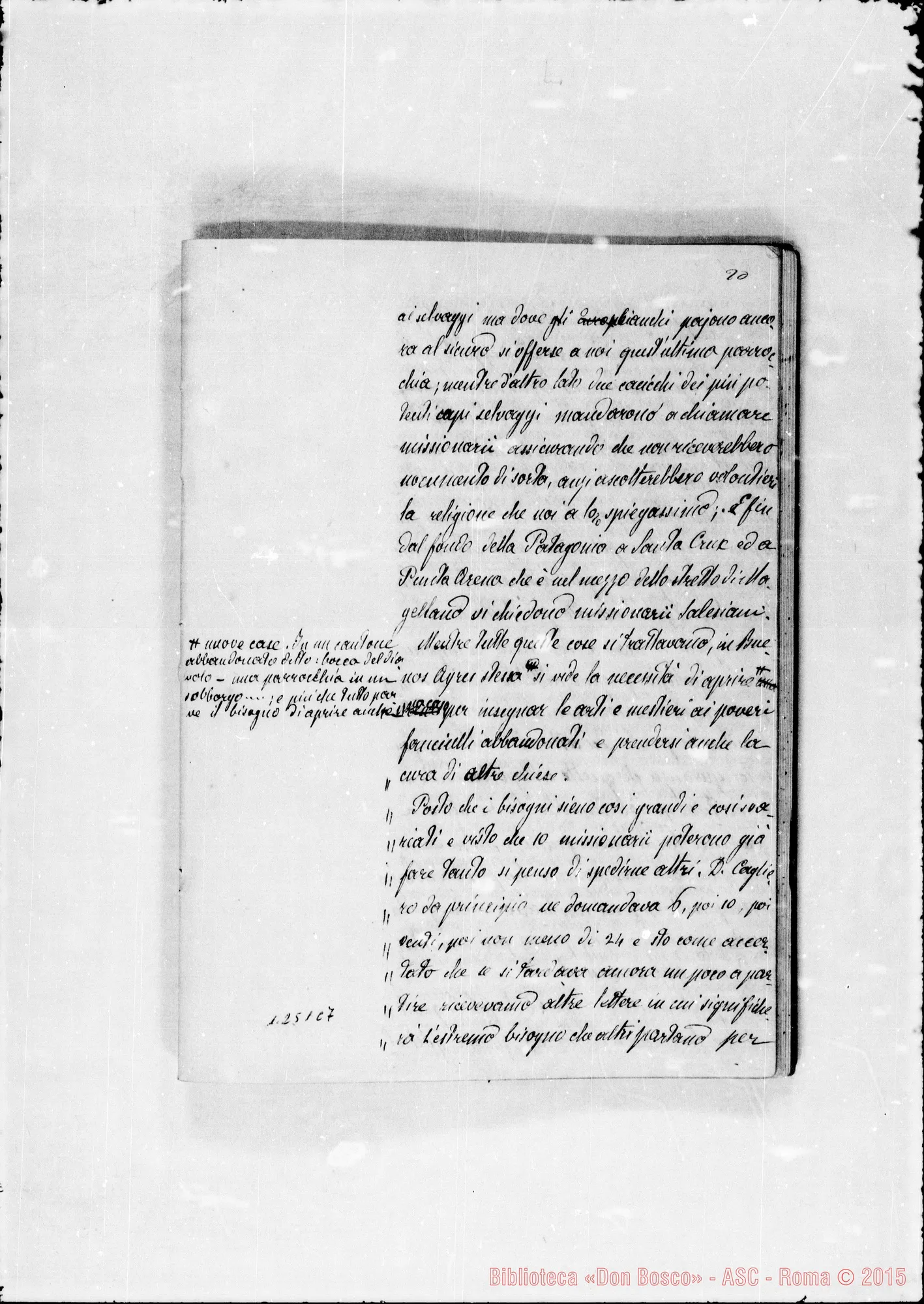 Fotogramma C 7 — Barberis Giulio, sac. SDB: Conferenze di D. Bosco ai Soci, ai missionari…