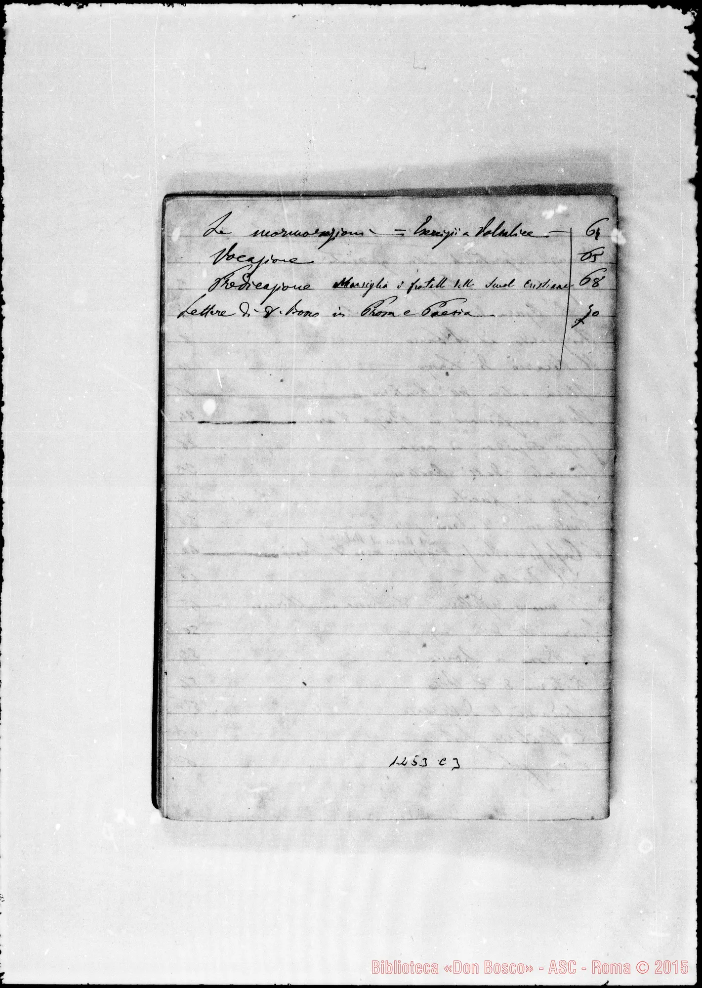 Fotogramma C 3 — Copia di lettere di D. Bosco A Branda E Barberis