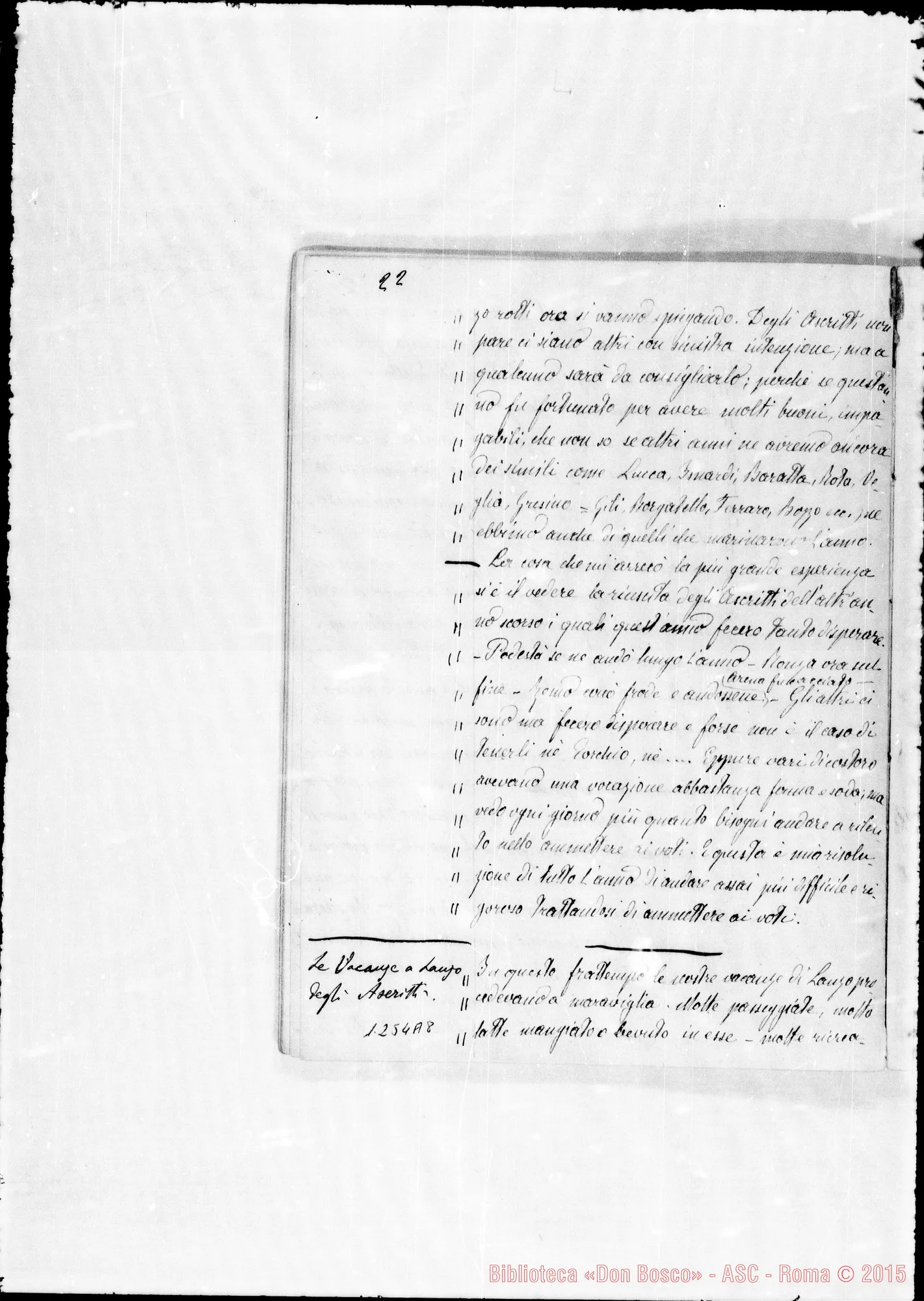 Fotogramma A 8 — Cronachette. Comincia nel 4 aprile 1877