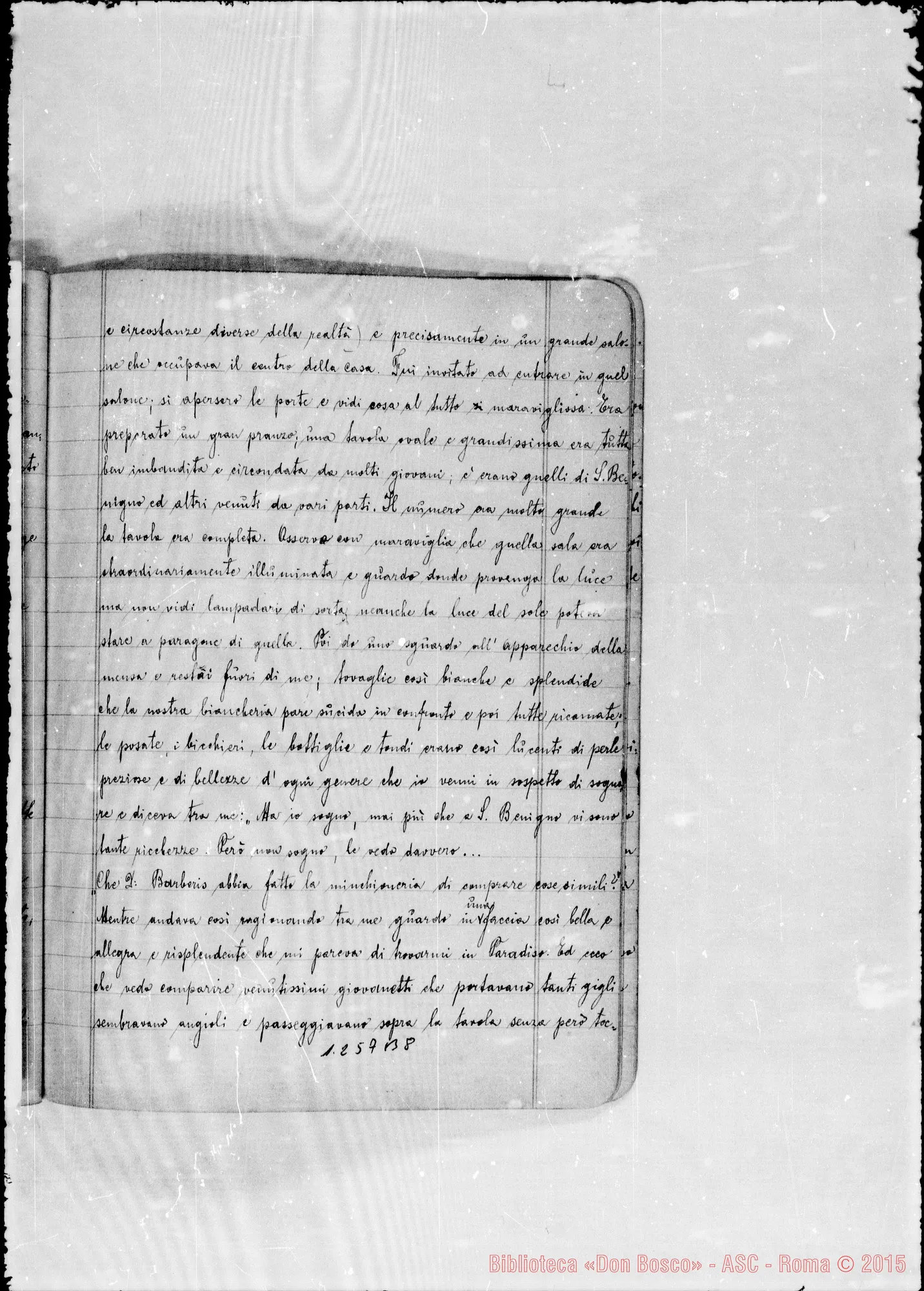 Fotogramma B 8 — Anonimi: Quaderni contenenti la narrazione di sogni di D. Bosco