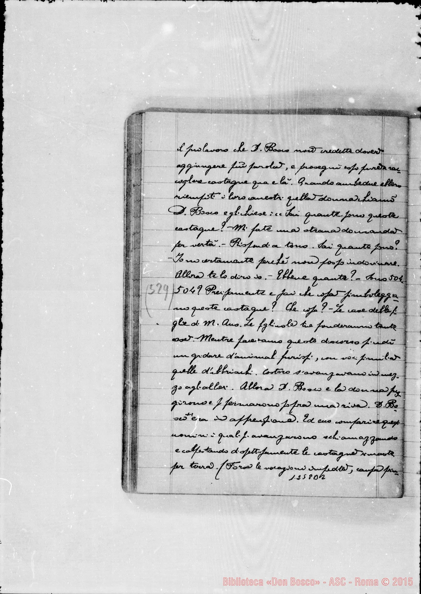 Fotogramma B 2 — Quaderno II. A matita: D. P. Tirone…