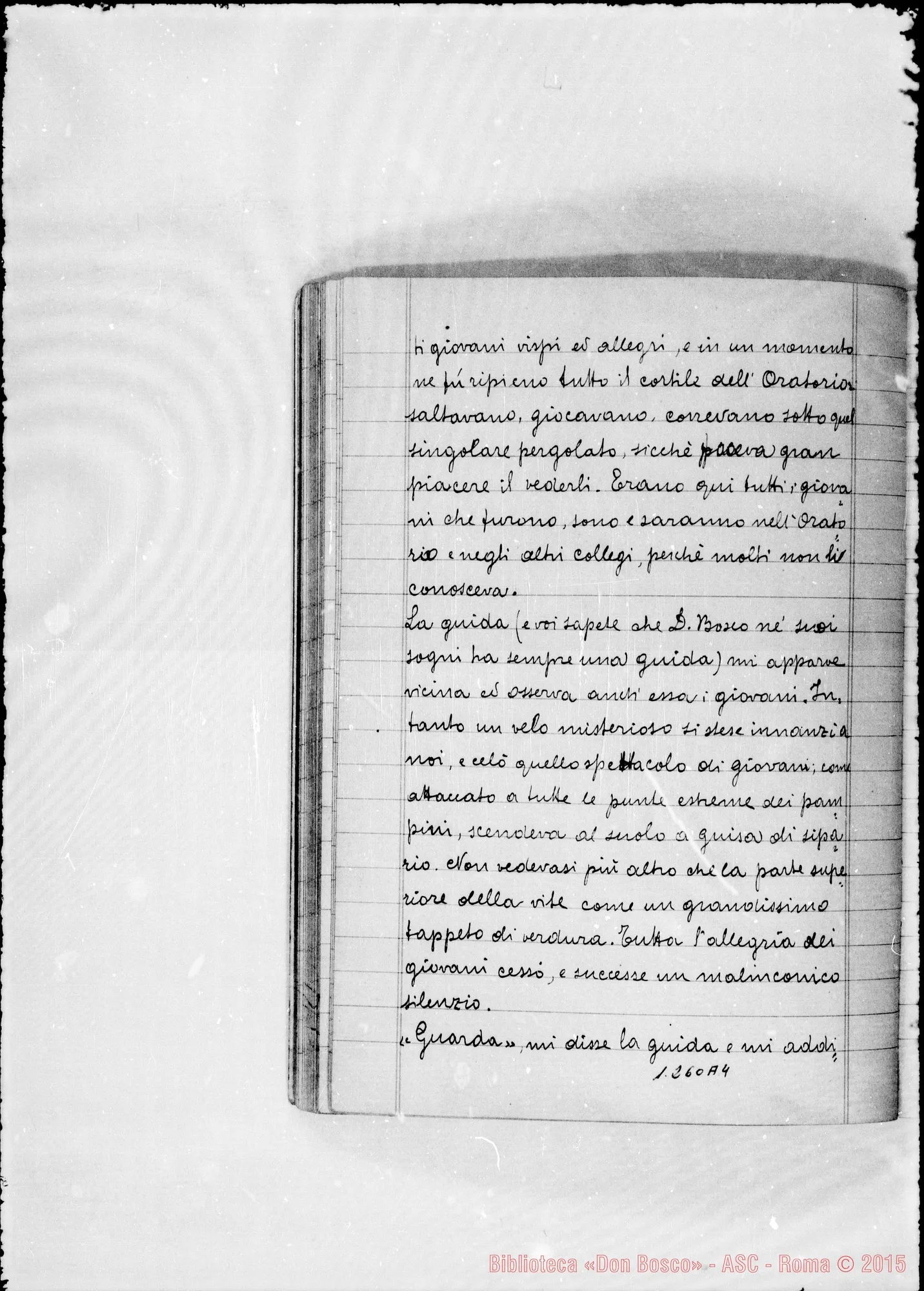 Fotogramma A 4 — Sogni di Don Bosco: Quaderno I.