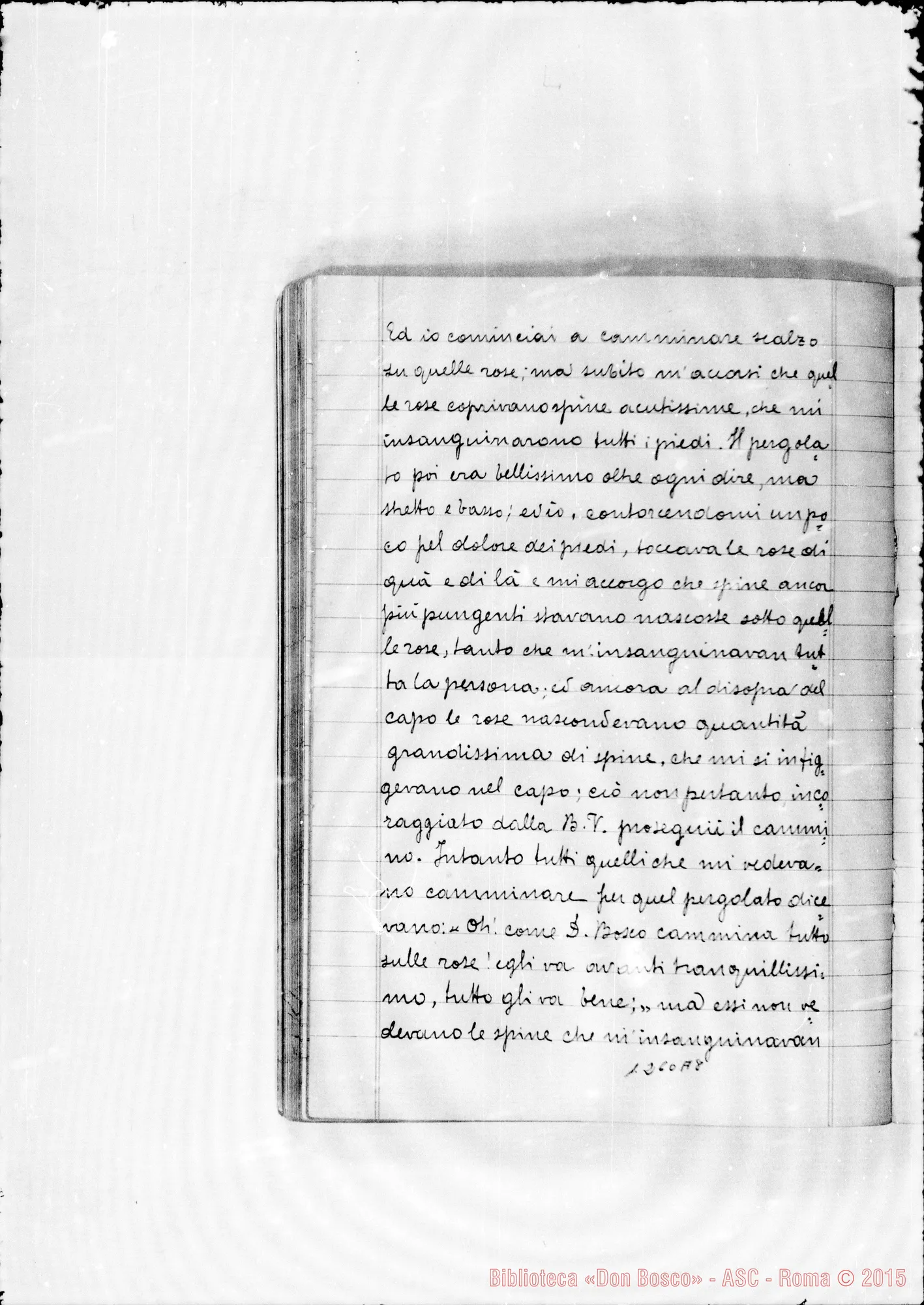 Fotogramma A 8 — Sogni di Don Bosco: Quaderno I.