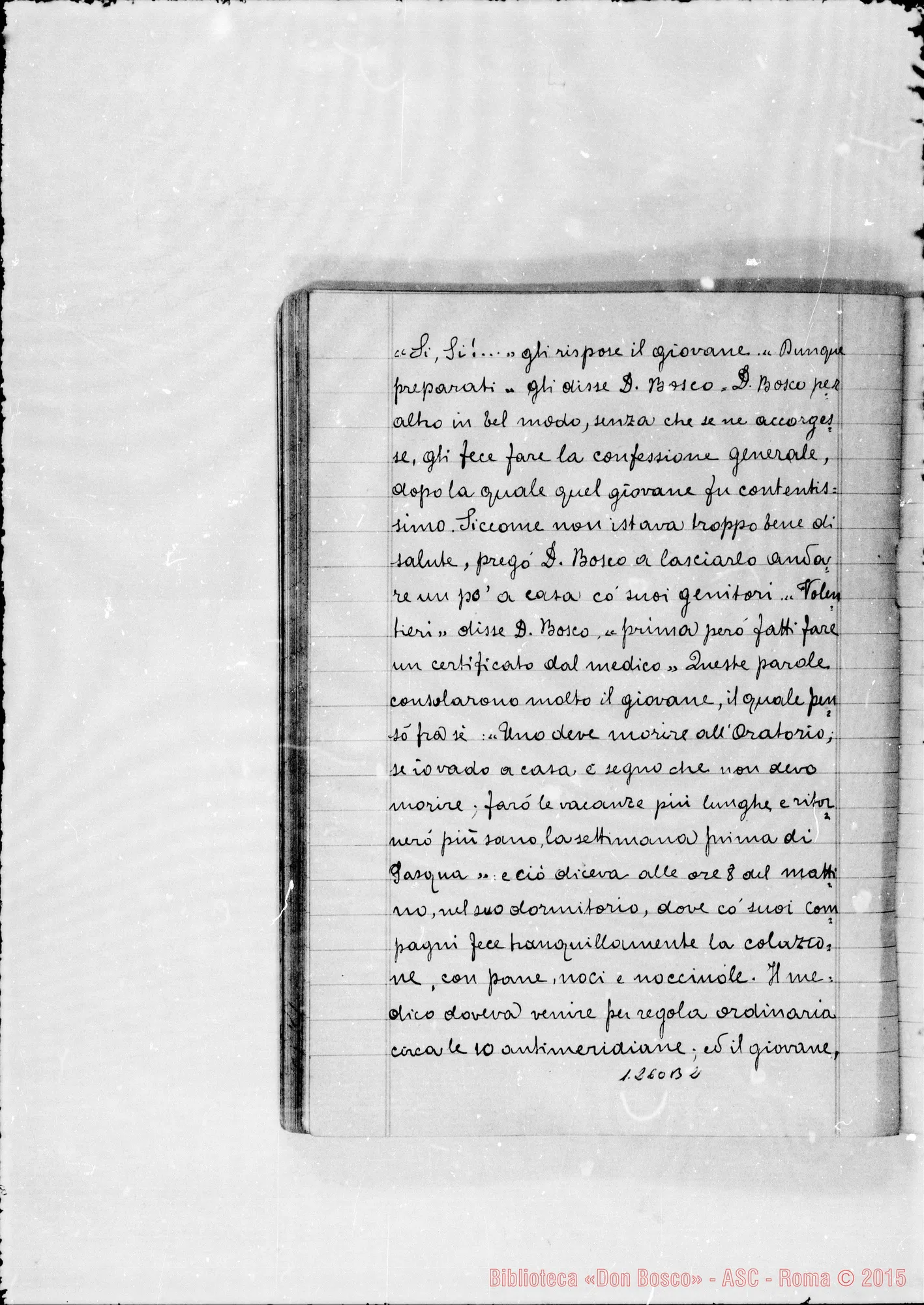 Fotogramma B 2 — Sogni di Don Bosco: Quaderno I.