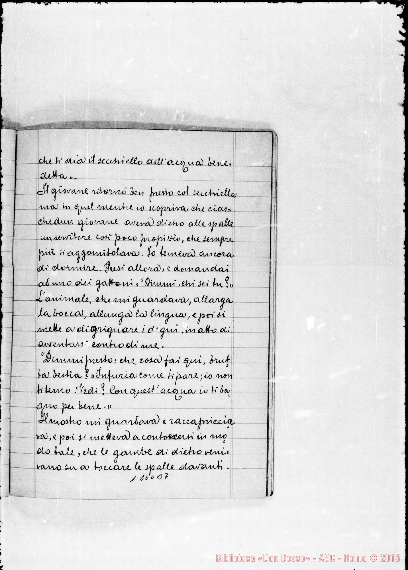 Fotogramma B 7 — Sogni di Don Bosco: Quaderno I.