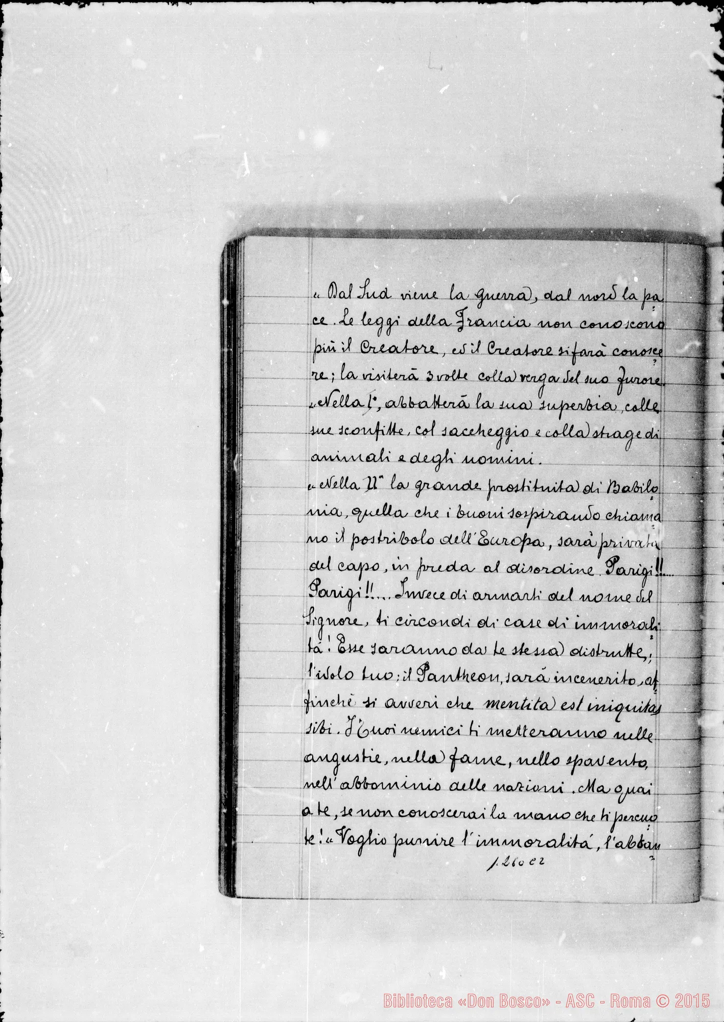 Fotogramma C 2 — Sogni di Don Bosco: Quaderno I.