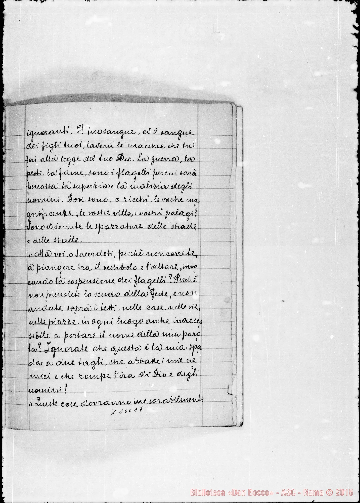 Fotogramma C 7 — Sogni di Don Bosco: Quaderno I.