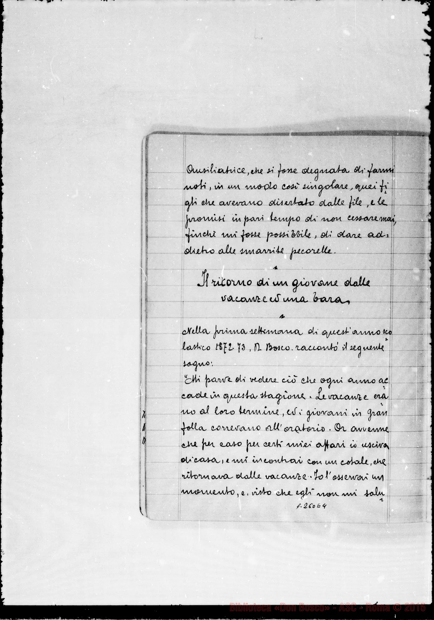 Fotogramma E 4 — Quaderno II