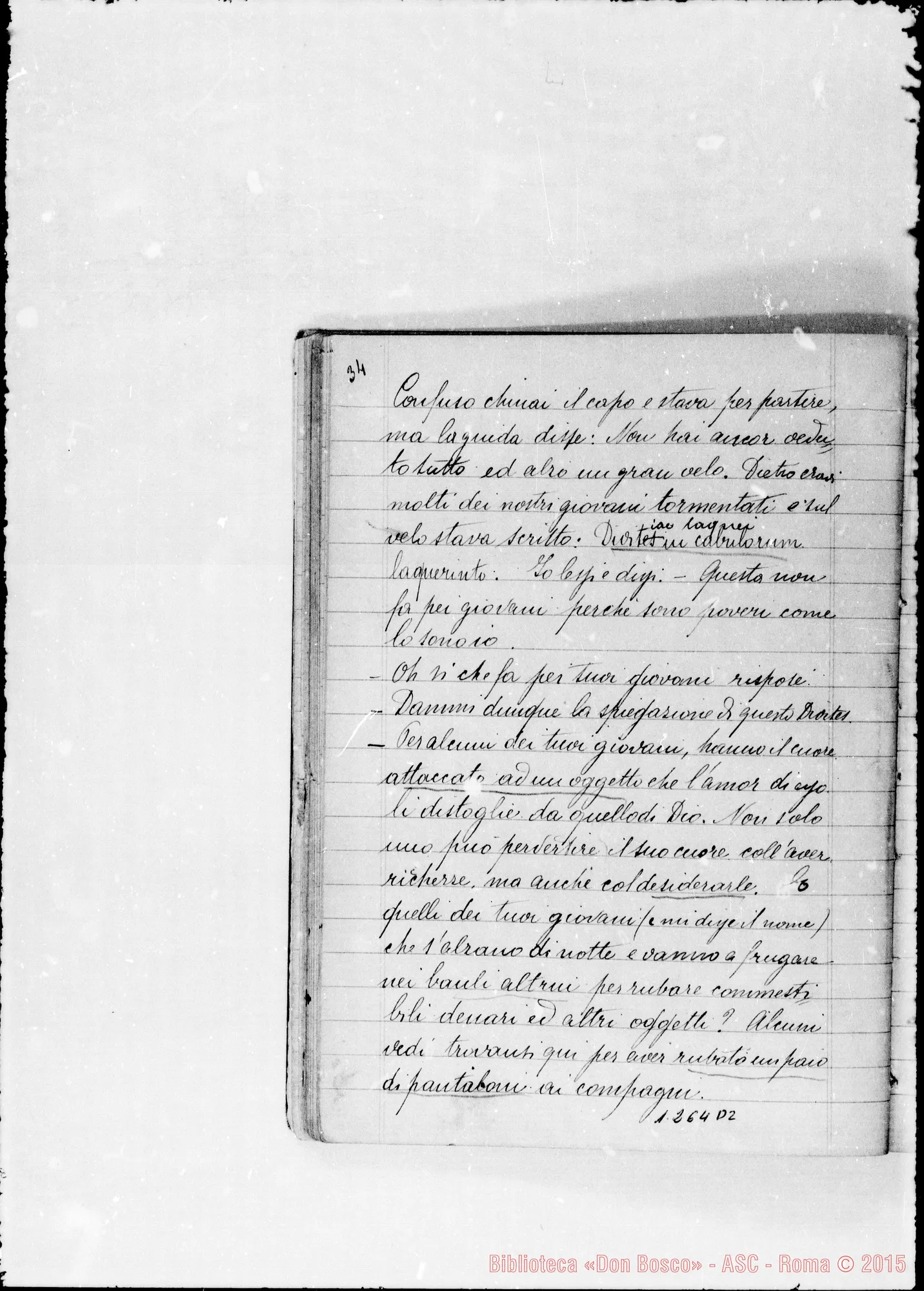 Fotogramma D 2 — Raccolta di sogni E visioni del Padre Amatissimo D. Giovanni Bosco