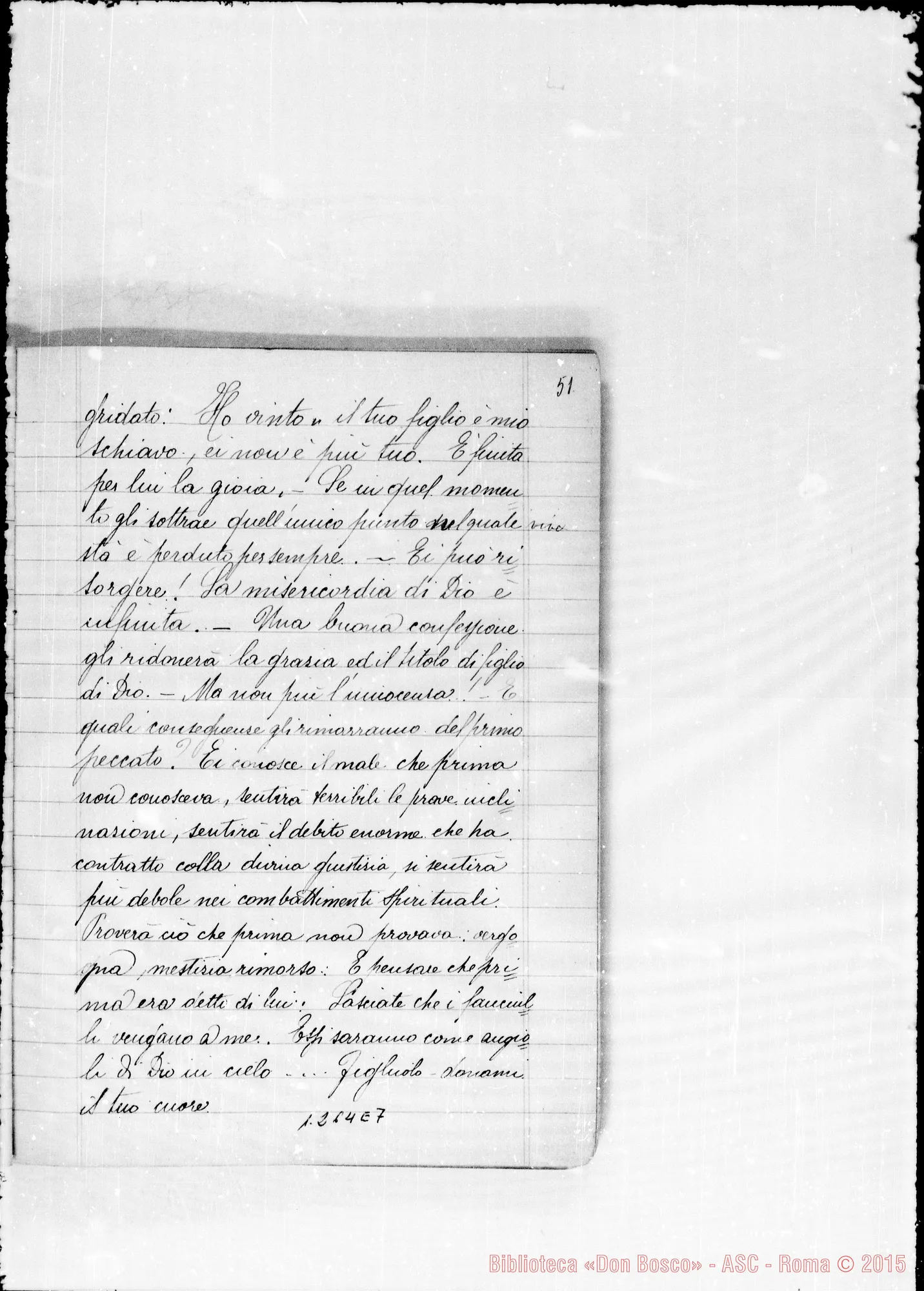 Fotogramma E 7 — Raccolta di sogni E visioni del Padre Amatissimo D. Giovanni Bosco