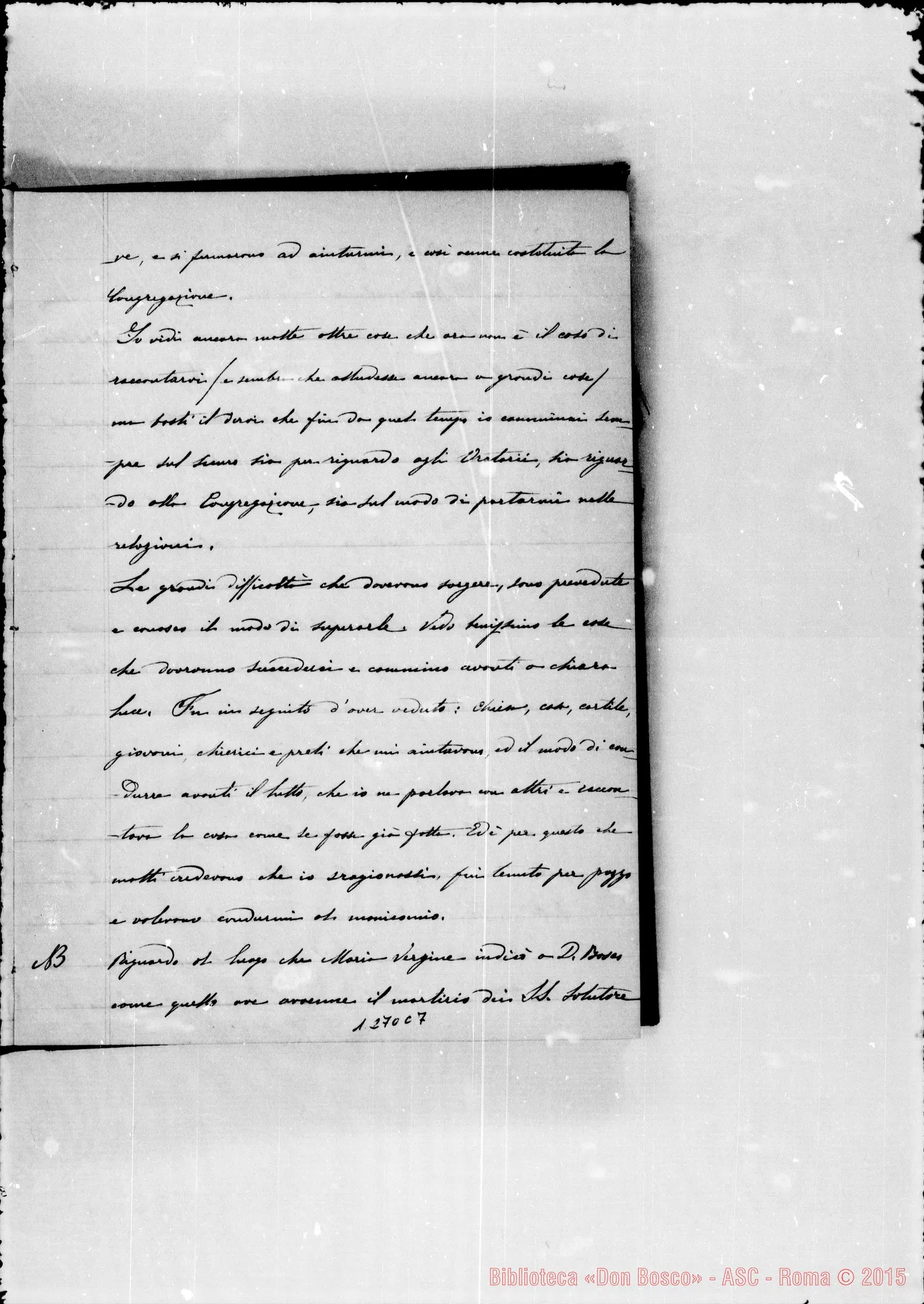 Fotogramma C 7 — I sogni di D. Bosco: Sac. Luigi Brunelli