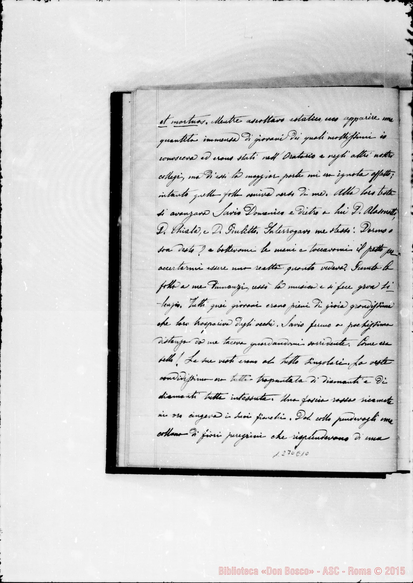 Fotogramma E 10 — I sogni di D. Bosco: Sac. Luigi Brunelli