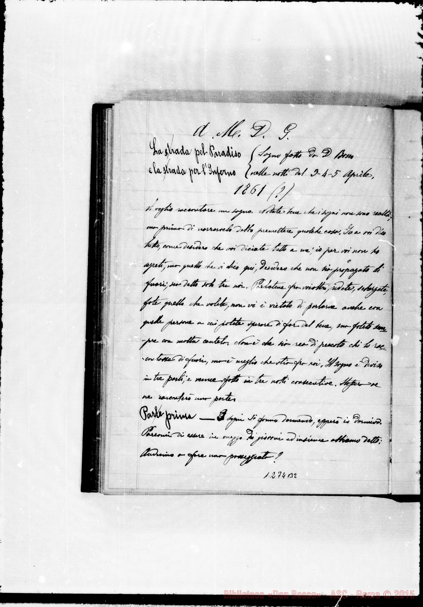 Fotogramma B 2 — I sogni di D. Bosco: Sac. Luigi Brunelli